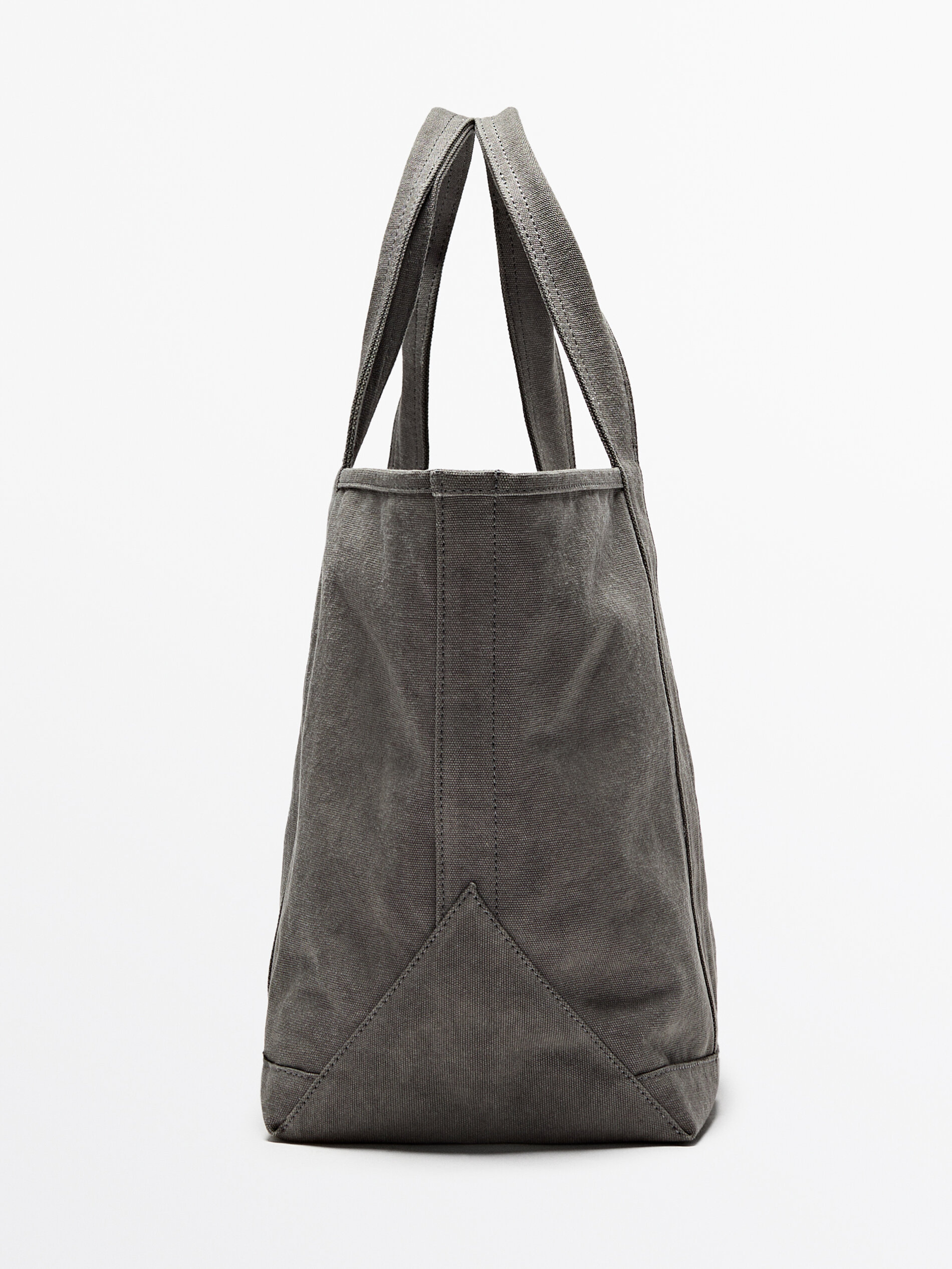 Canvas shopper discount tote bag