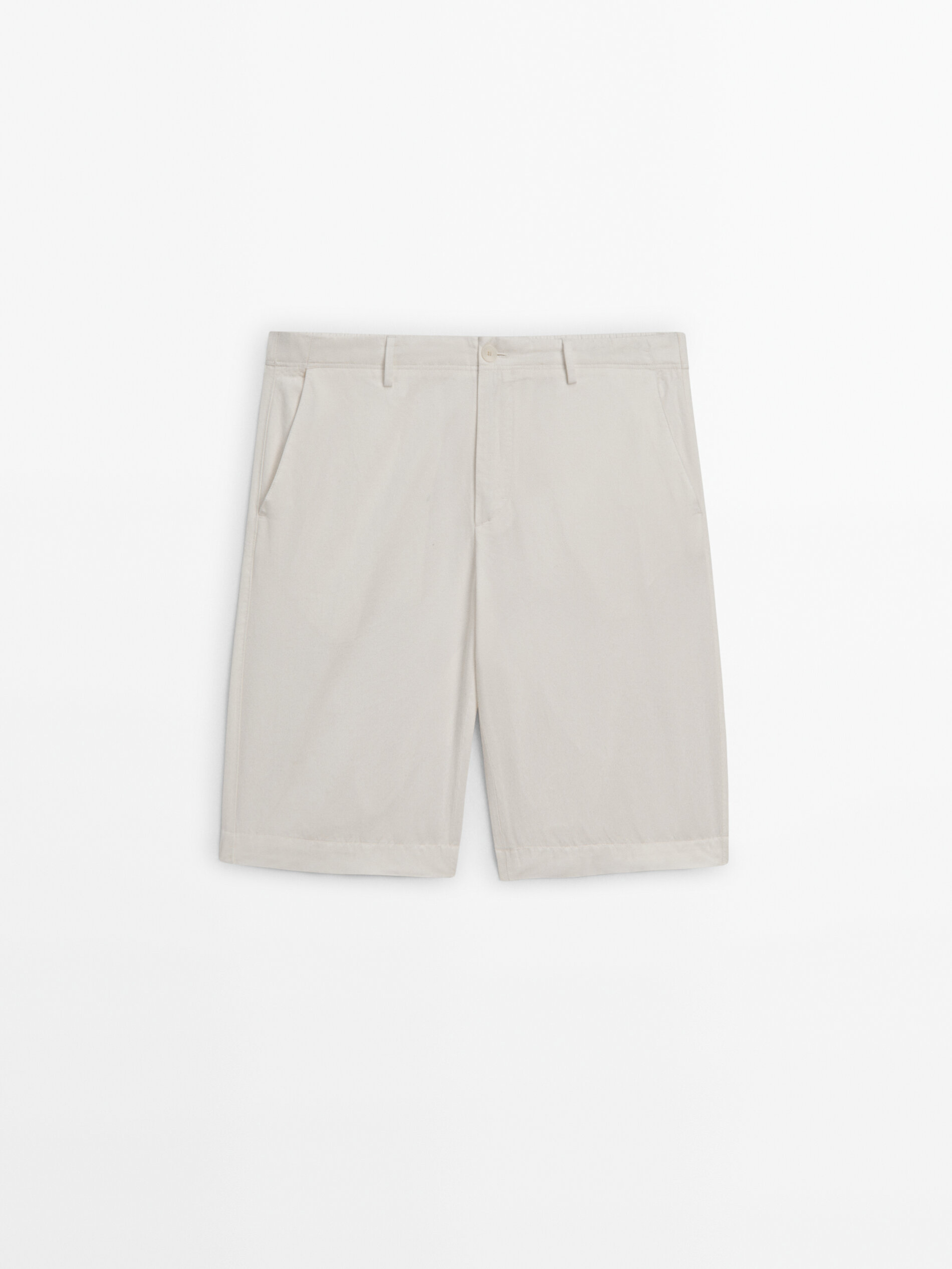 Mens bermuda shorts with top elastic waist