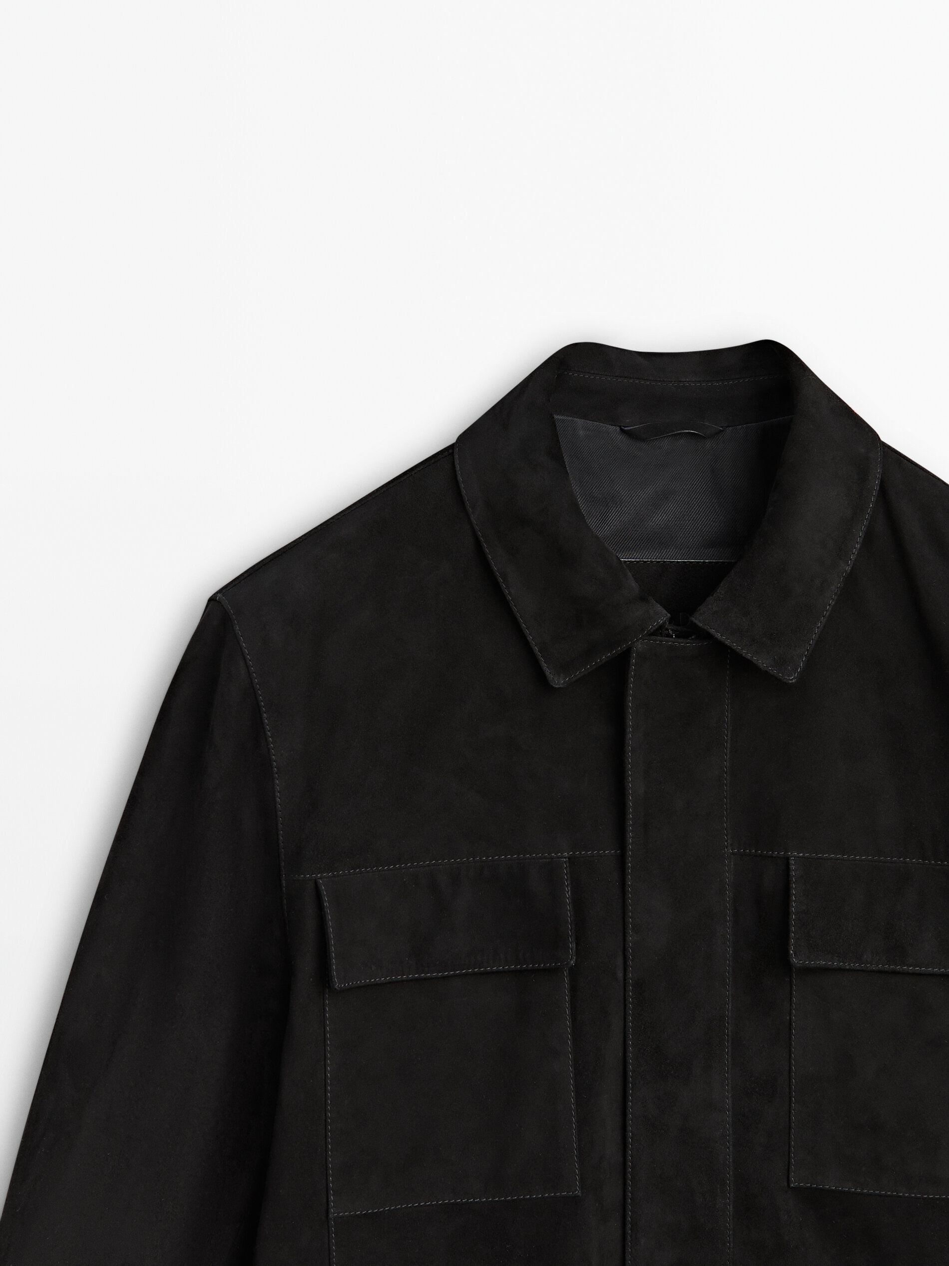 Mens suede shirt best sale jacket for sale