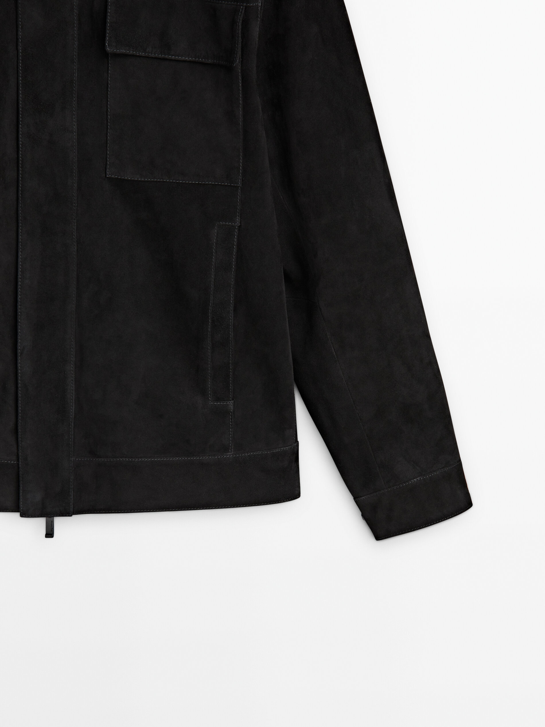 Massimo dutti suede jacket 2025