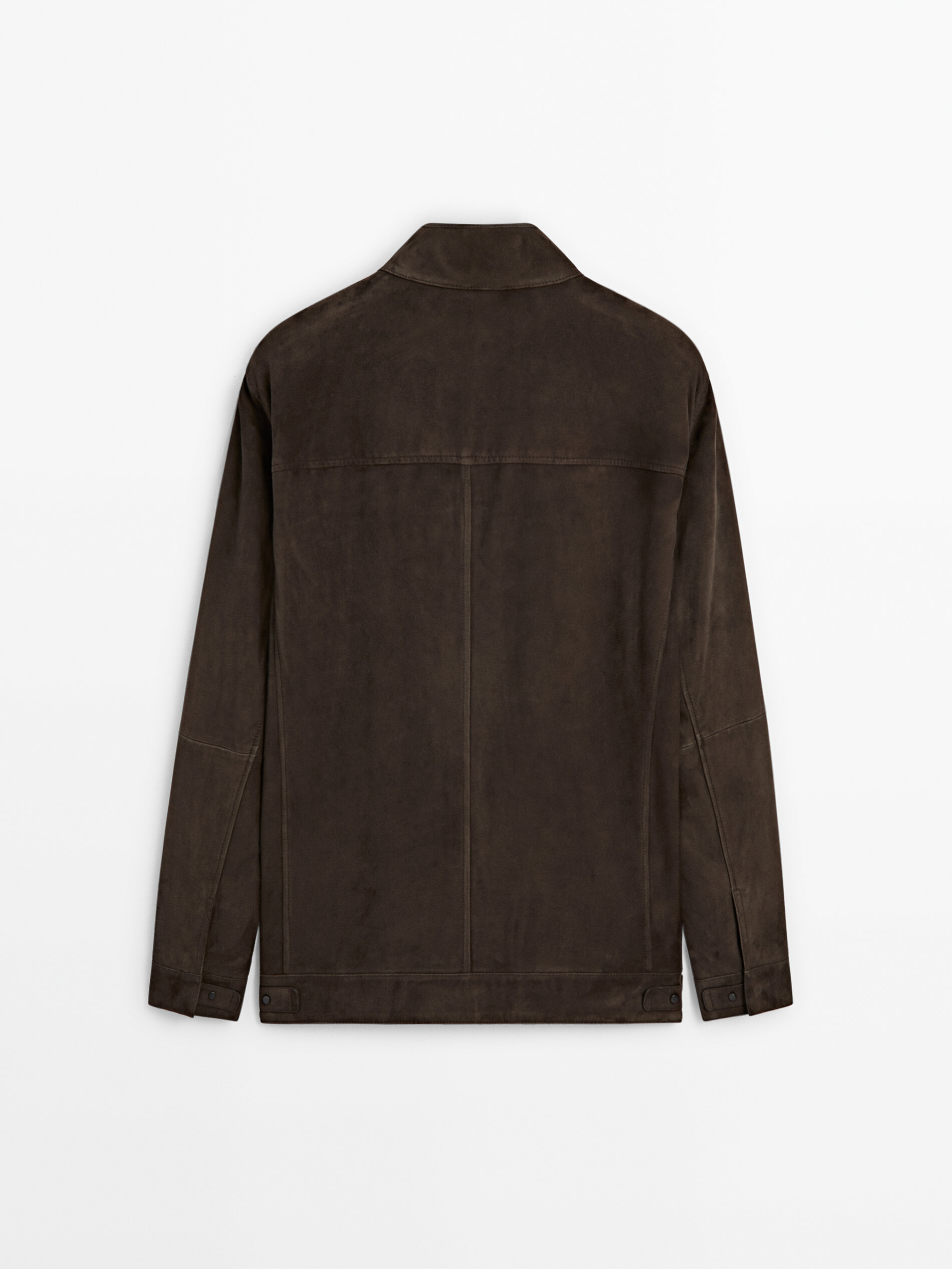 Tan suede long jacket top