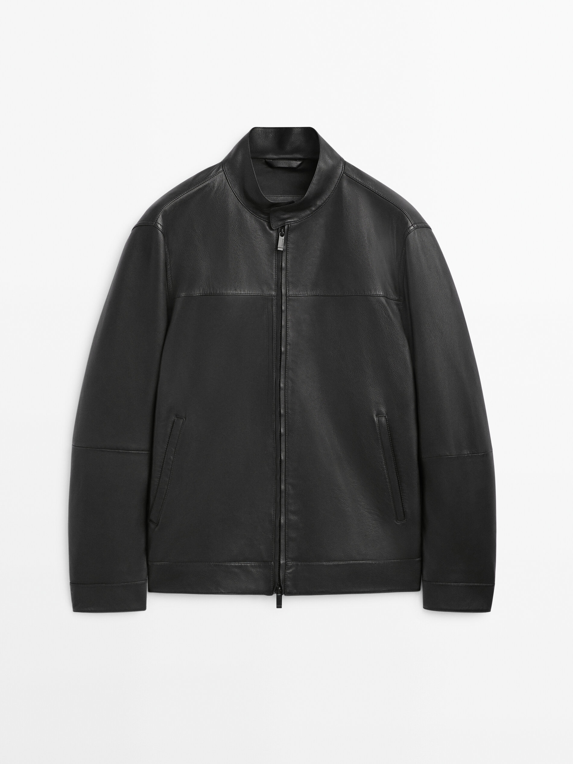 Massimo dutti sale leather coat