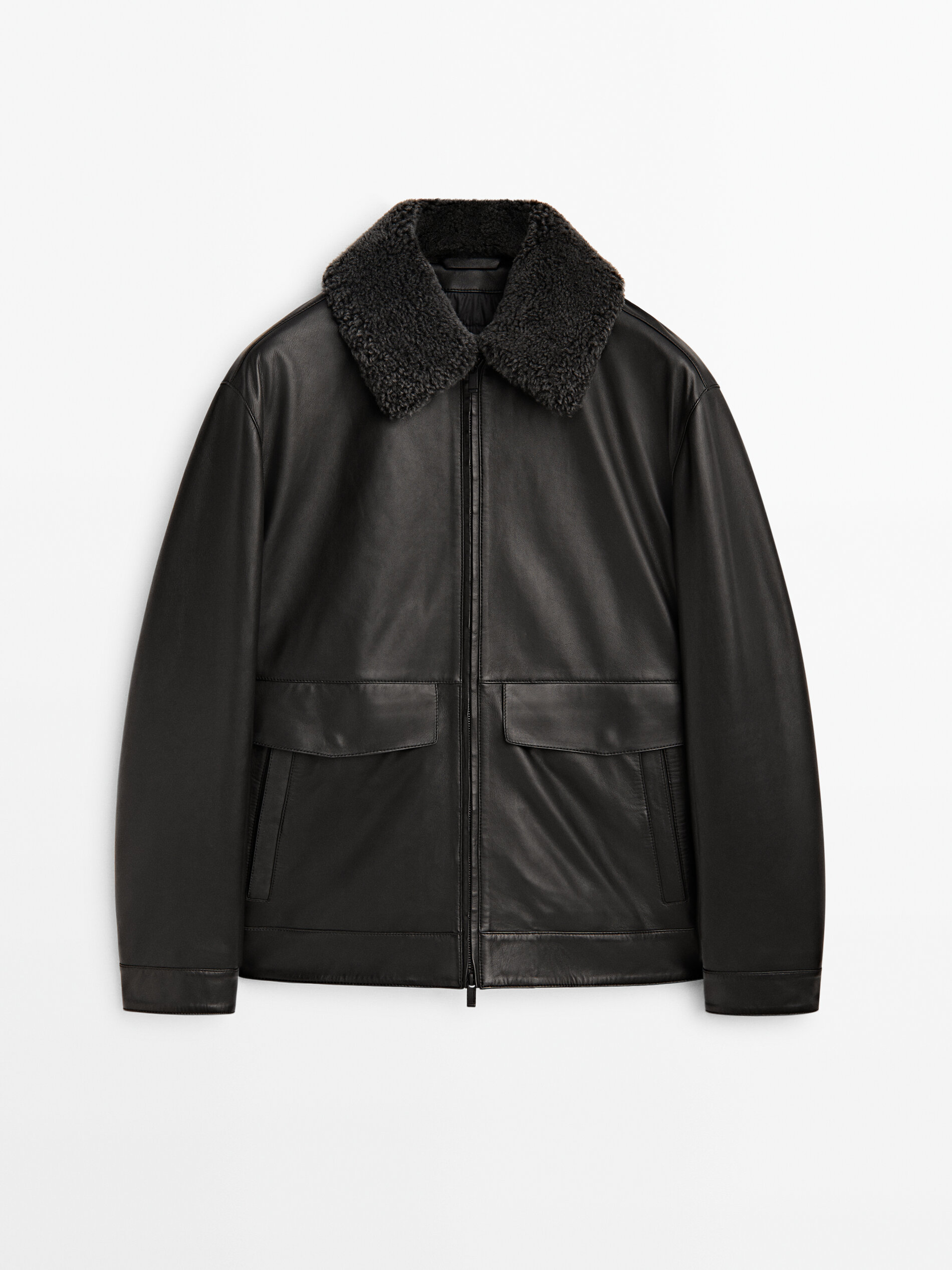Massimo dutti veste shop cuir homme