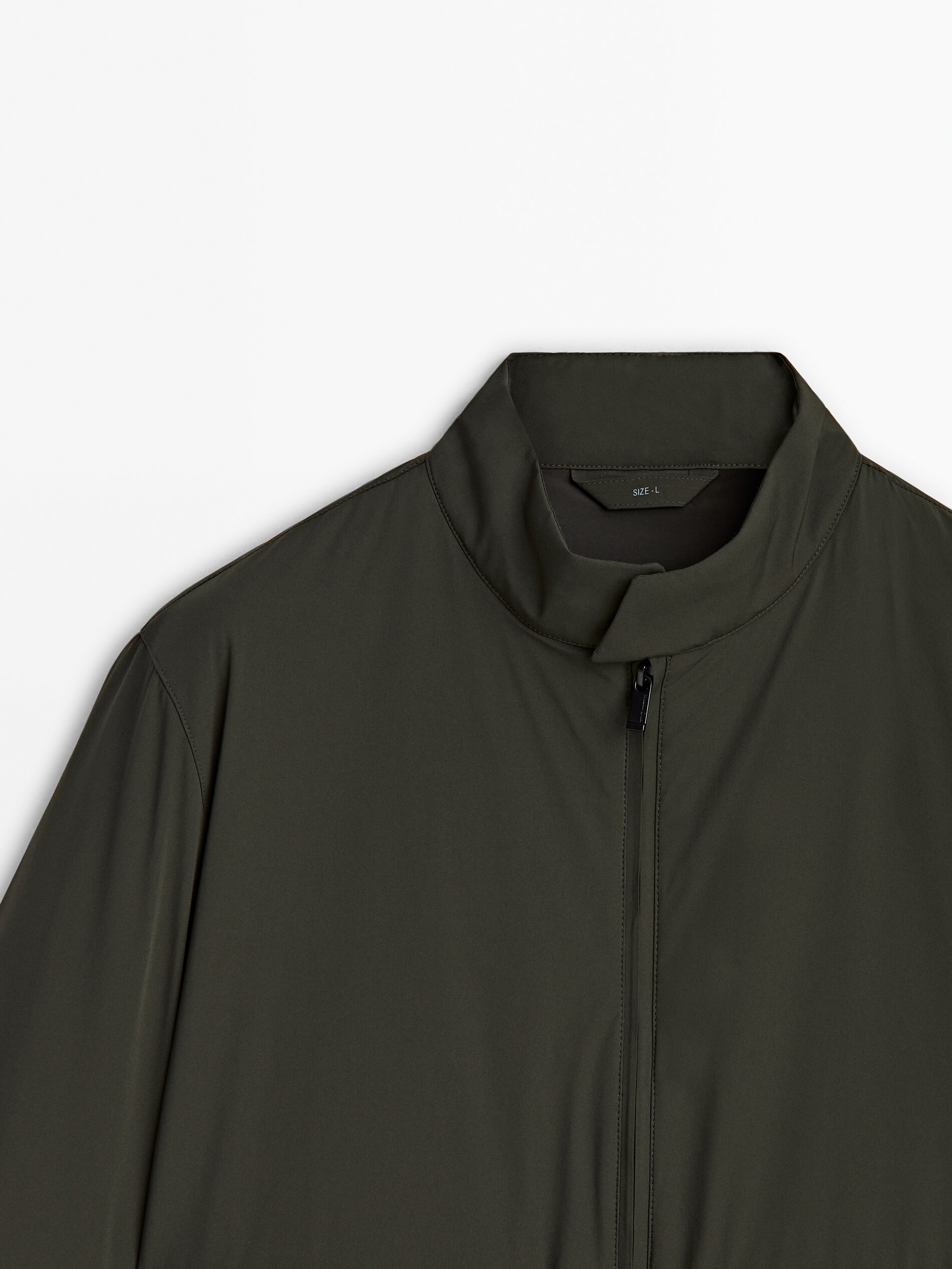 Bi stretch jacket with pockets