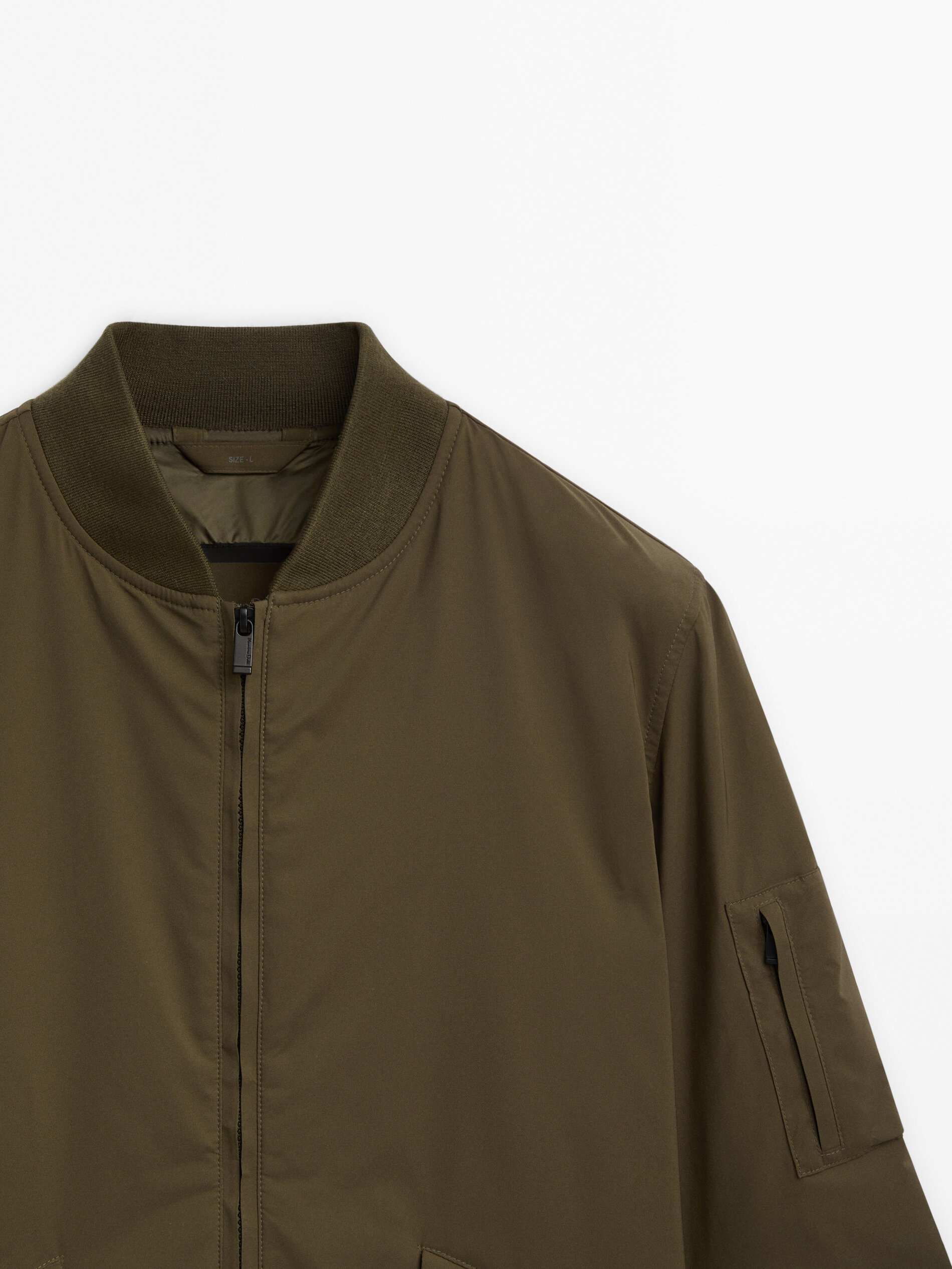 Bomber jacket top massimo dutti