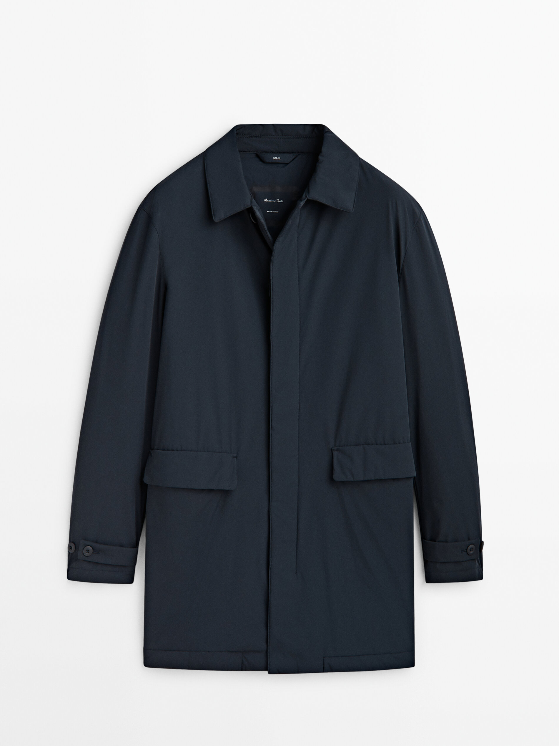 Light technical trench coat Navy Blue Coats And Jackets