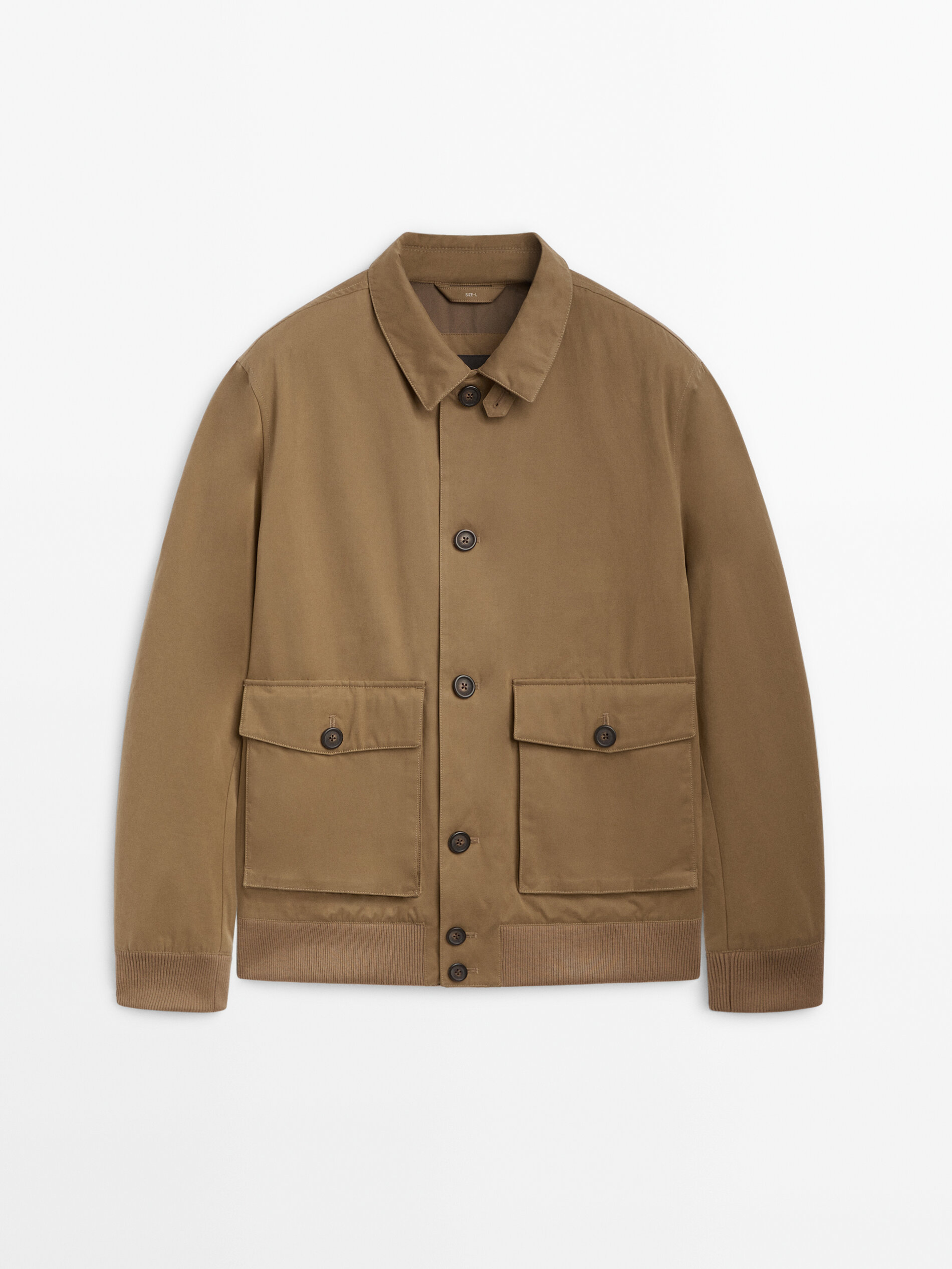 Massimo dutti navy jacket top