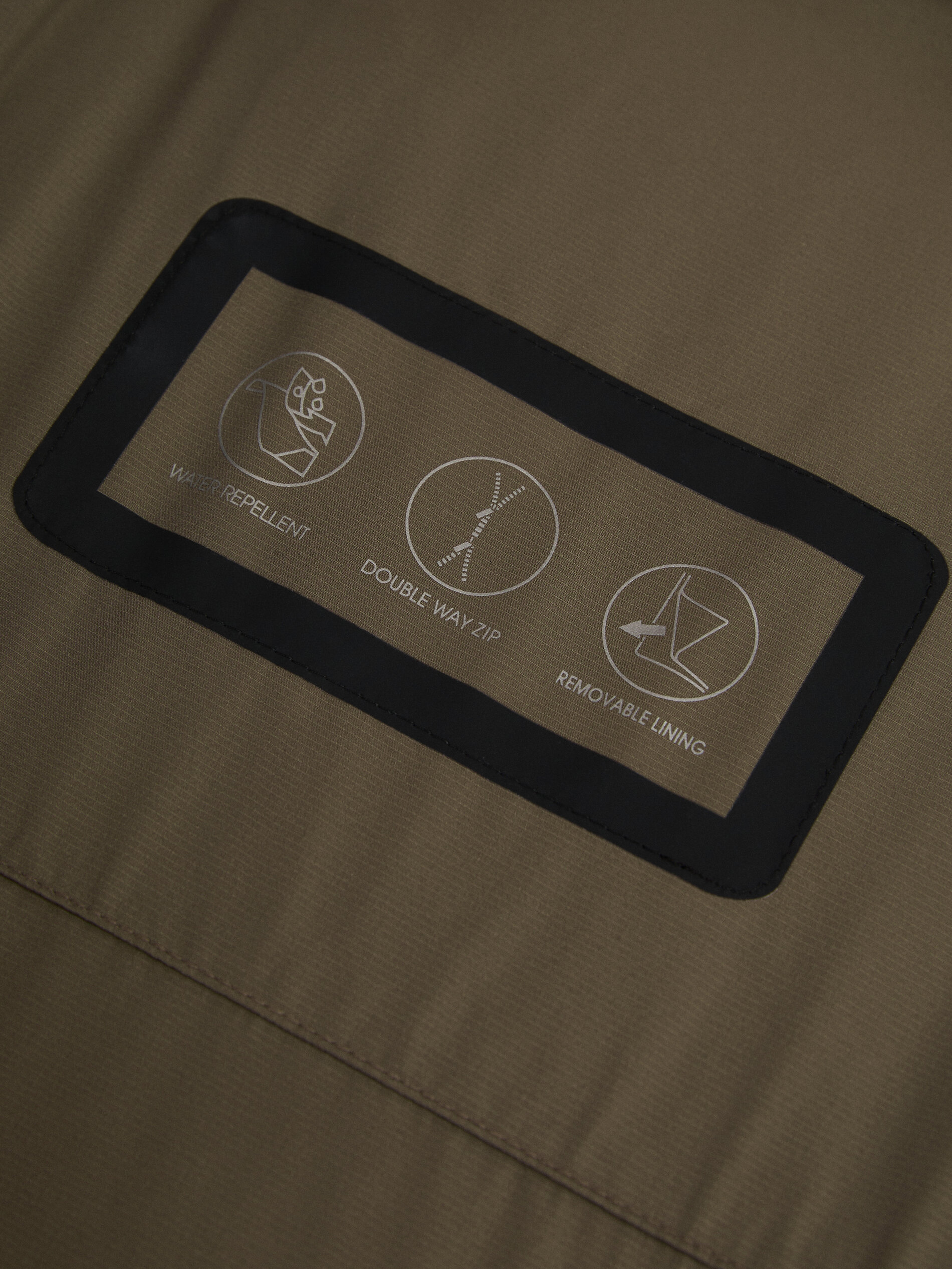 Parka with detachable interior Stone Coats And Jackets