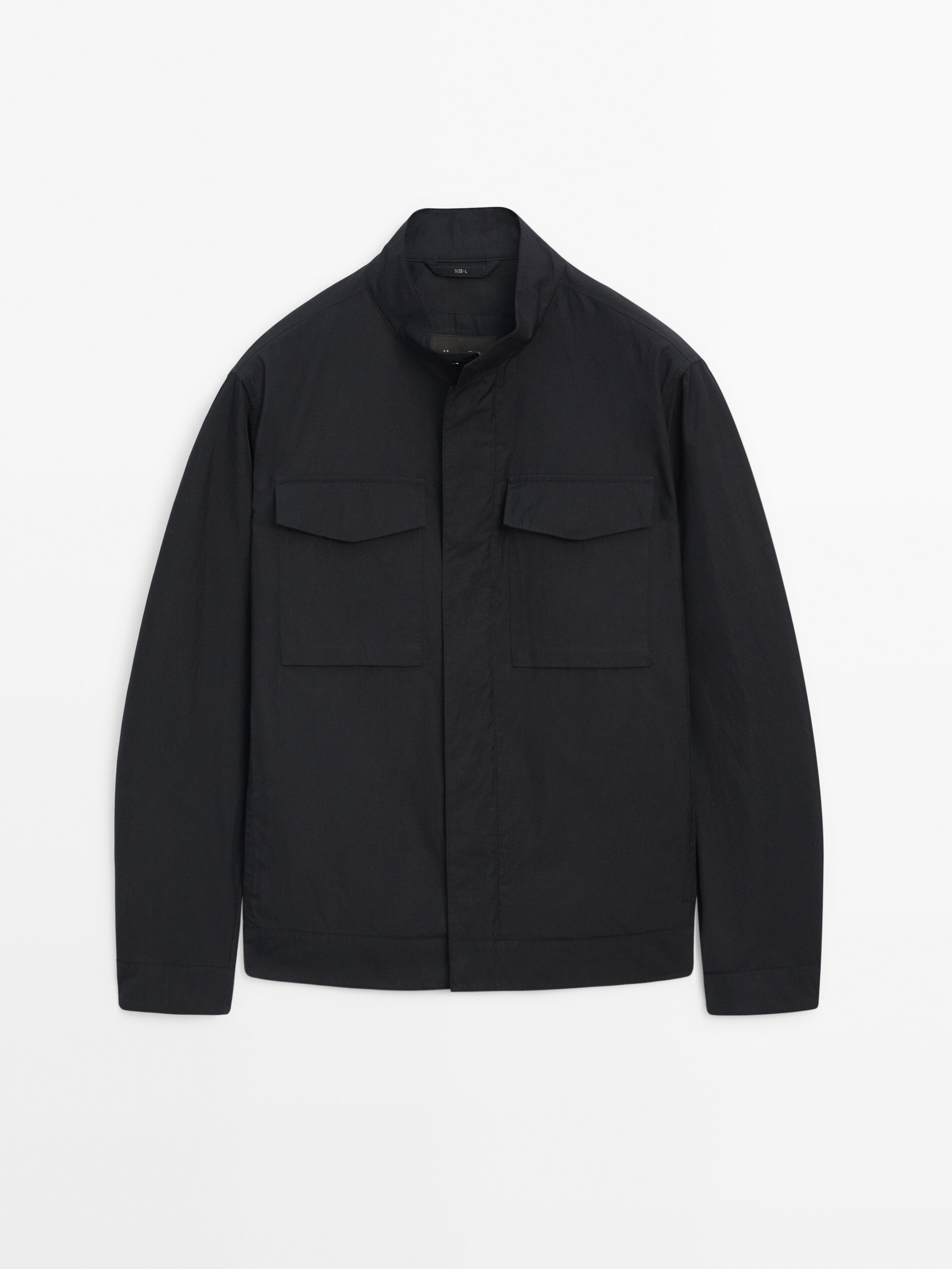 Morris Stockholm Brayden Zip Shirt Jacket - Marine | Follestad