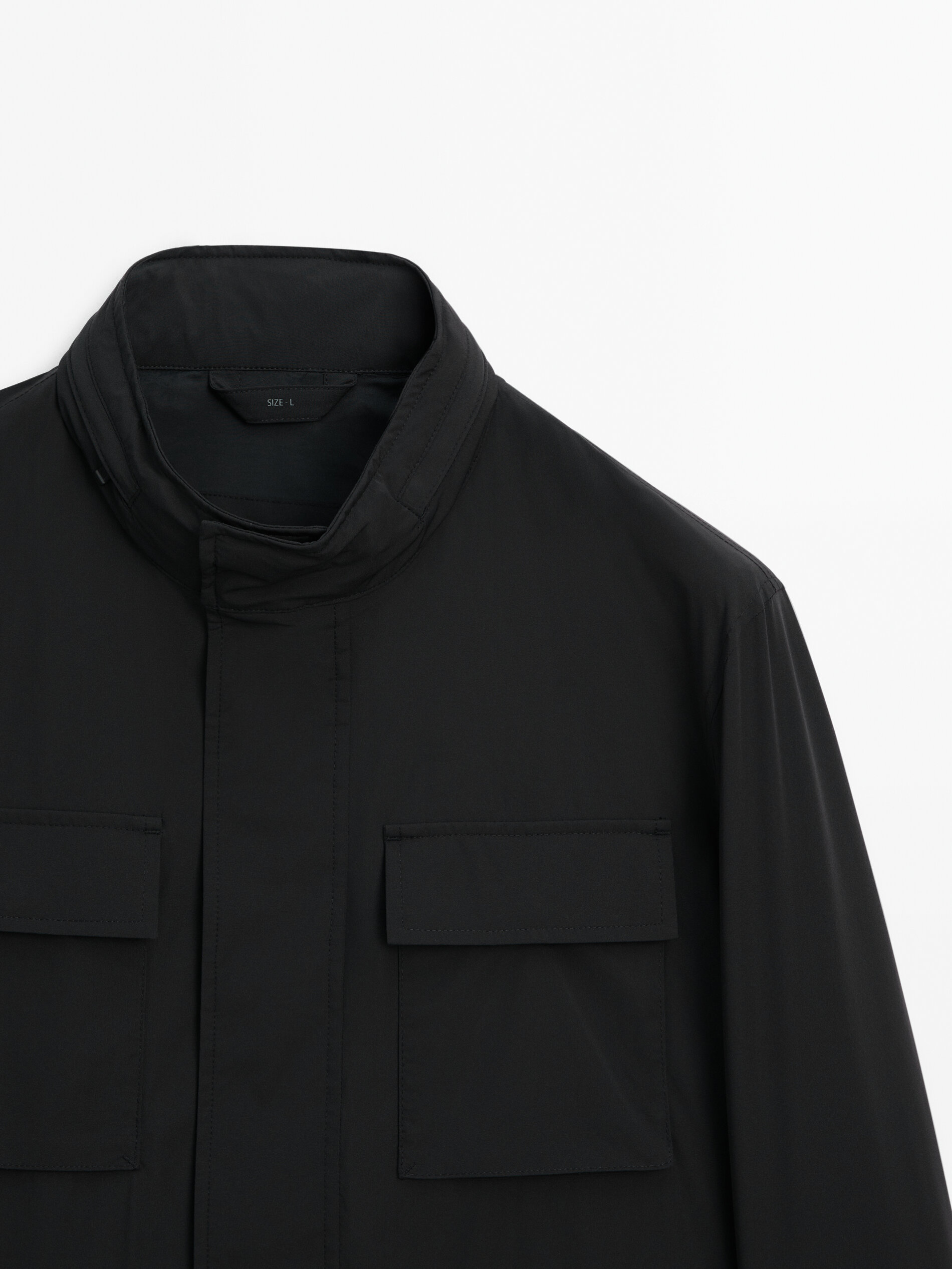 Massimo dutti technical jacket with pockets outlet