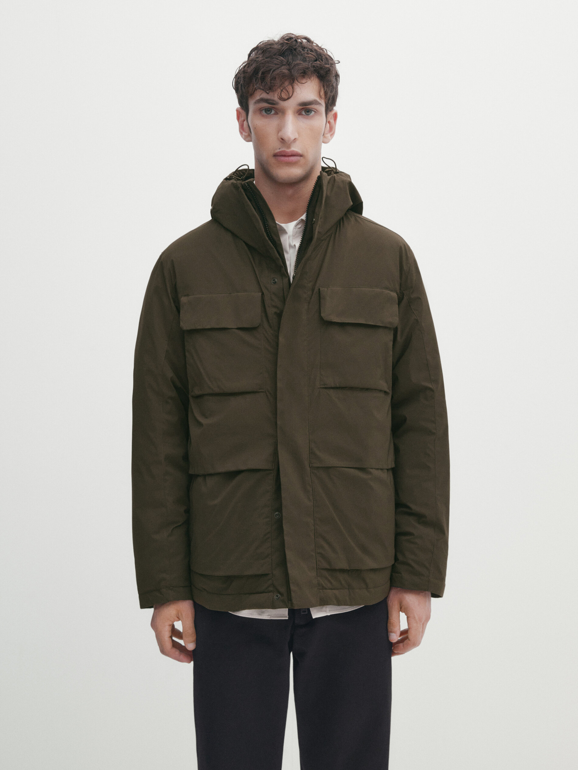 Massimo dutti deals feather down jacket