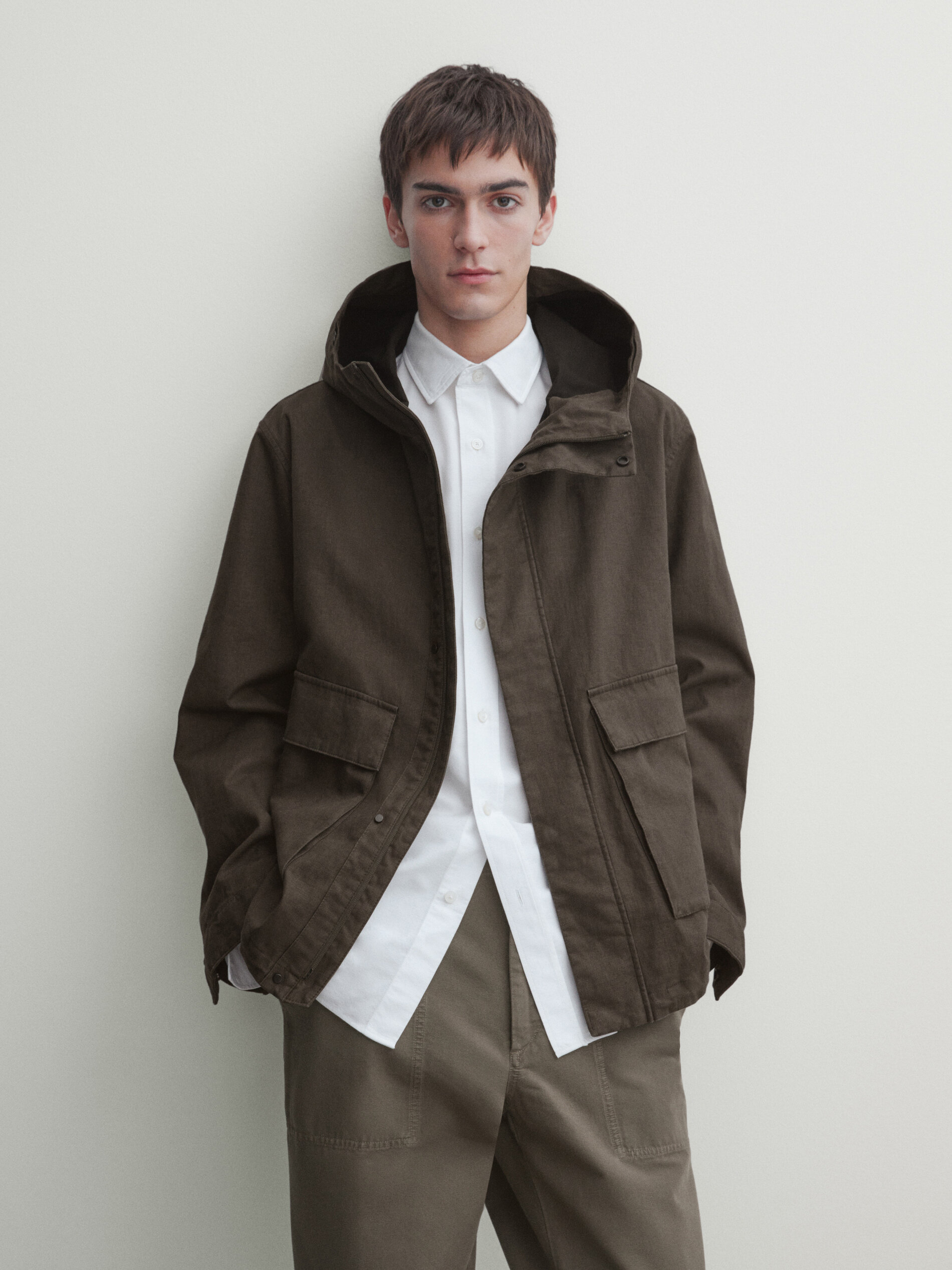 Massimo dutti parka mens sales
