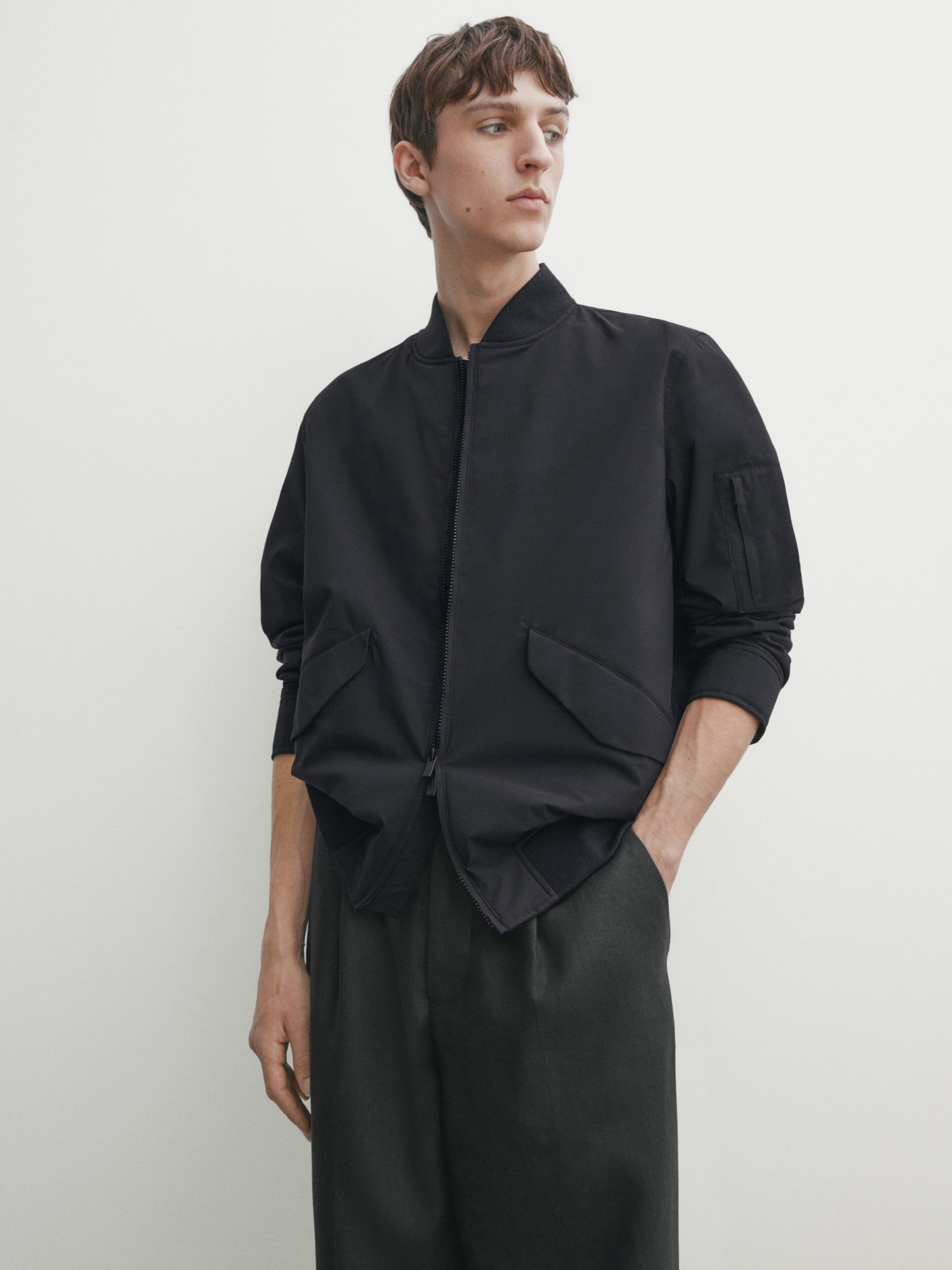 Massimo dutti bomber jacket 2025