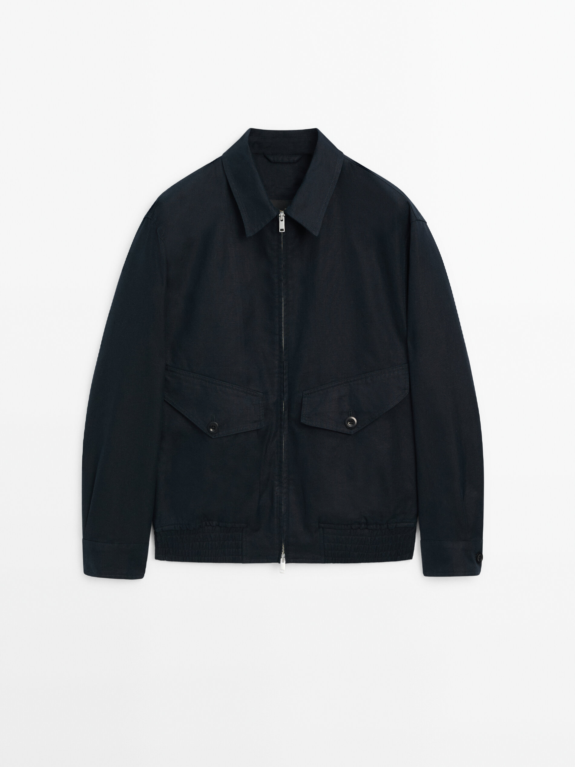 Navy blue canvas online jacket