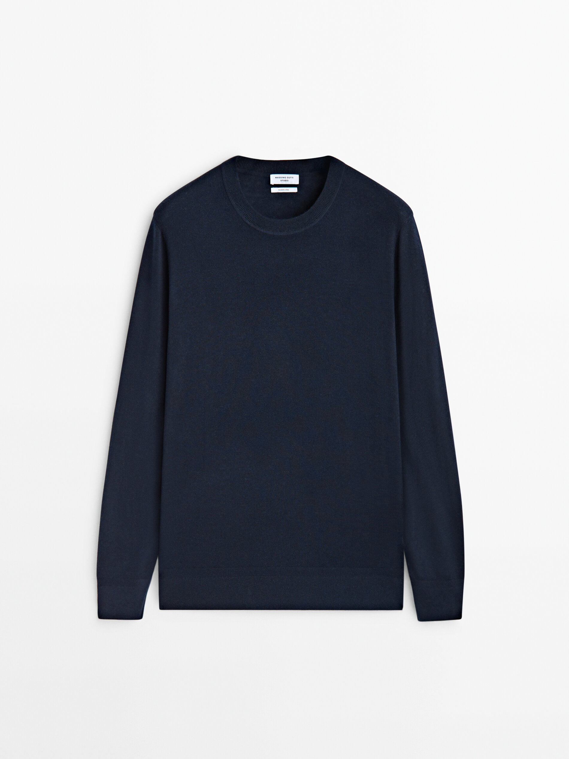 Merino wool blend sweater top