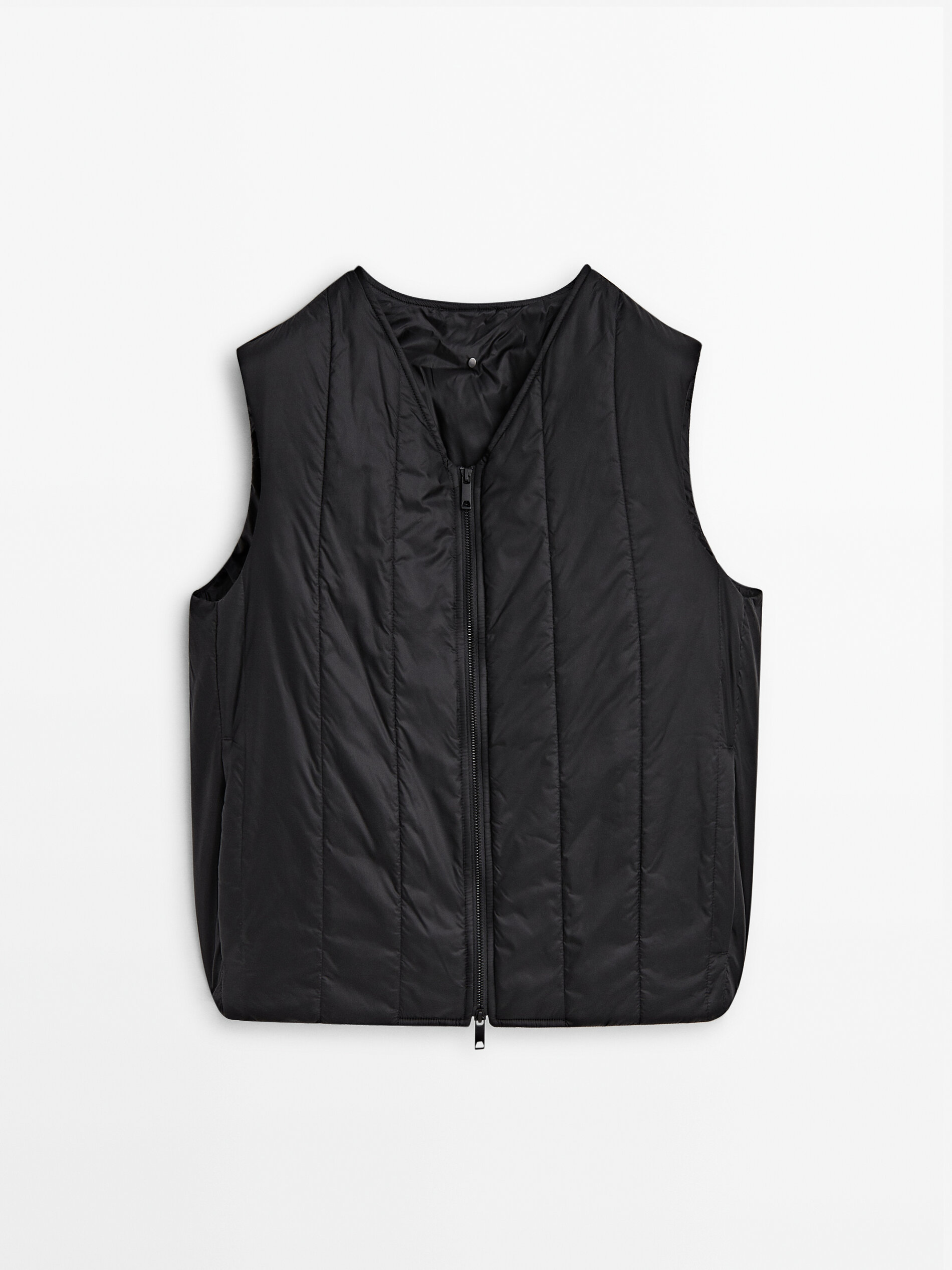 Massimo dutti hot sale sleeveless jacket