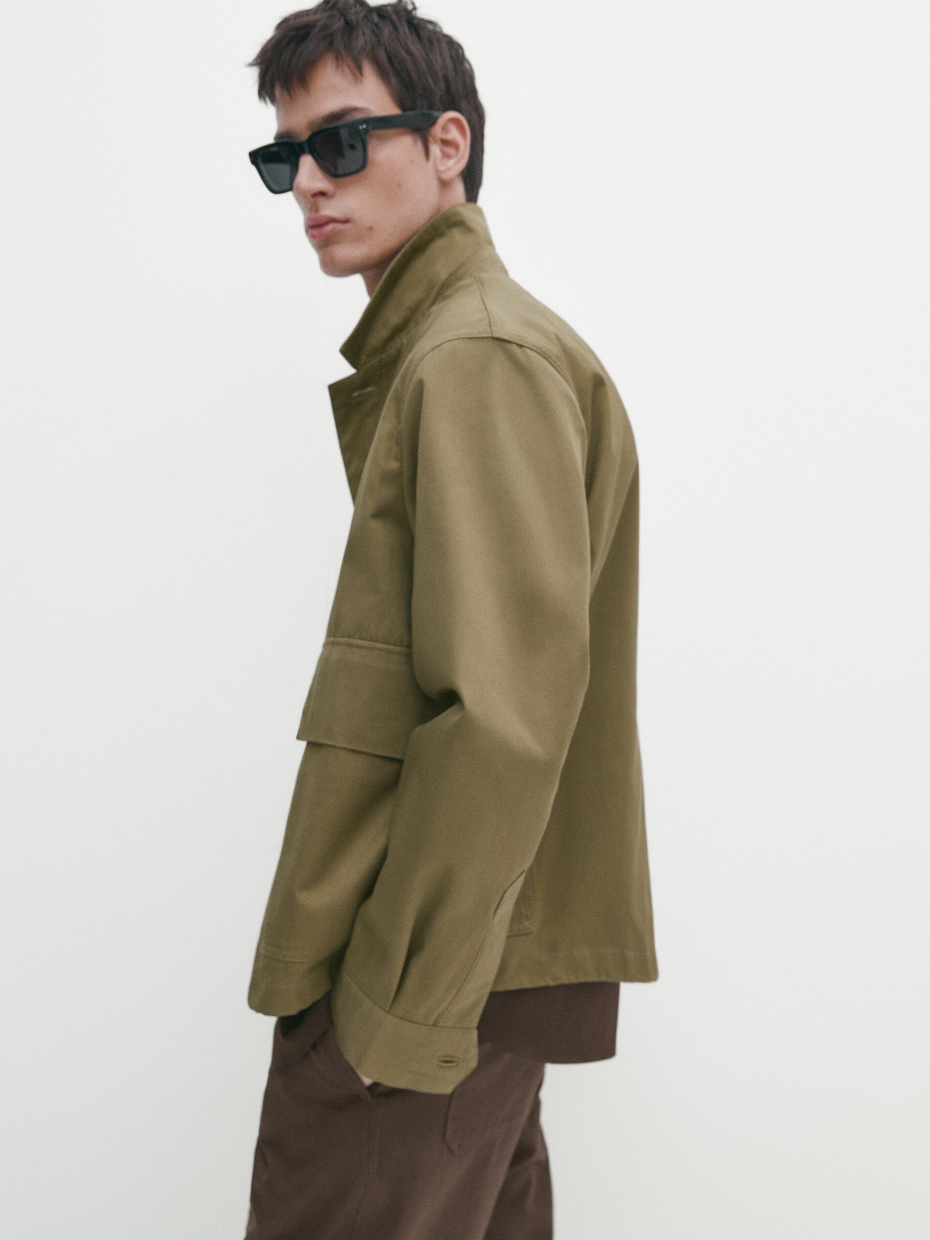 Cropped buttoned jacket Studio