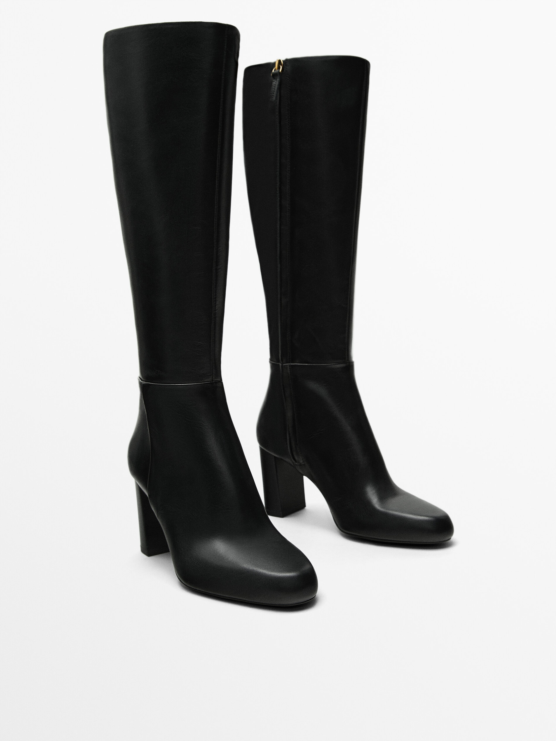 Massimo dutti over clearance the knee boots