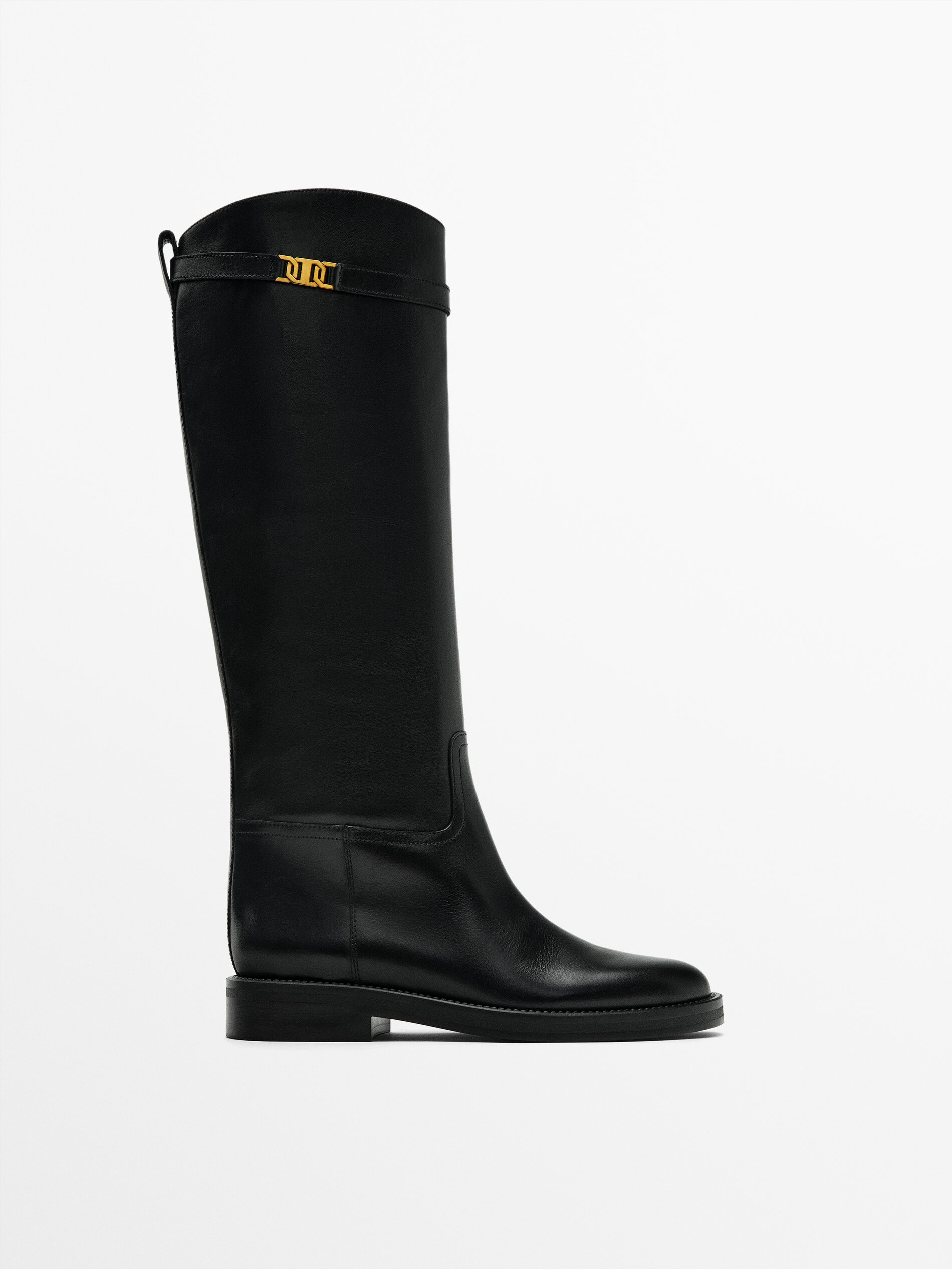 Botas marrones massimo dutti outlet