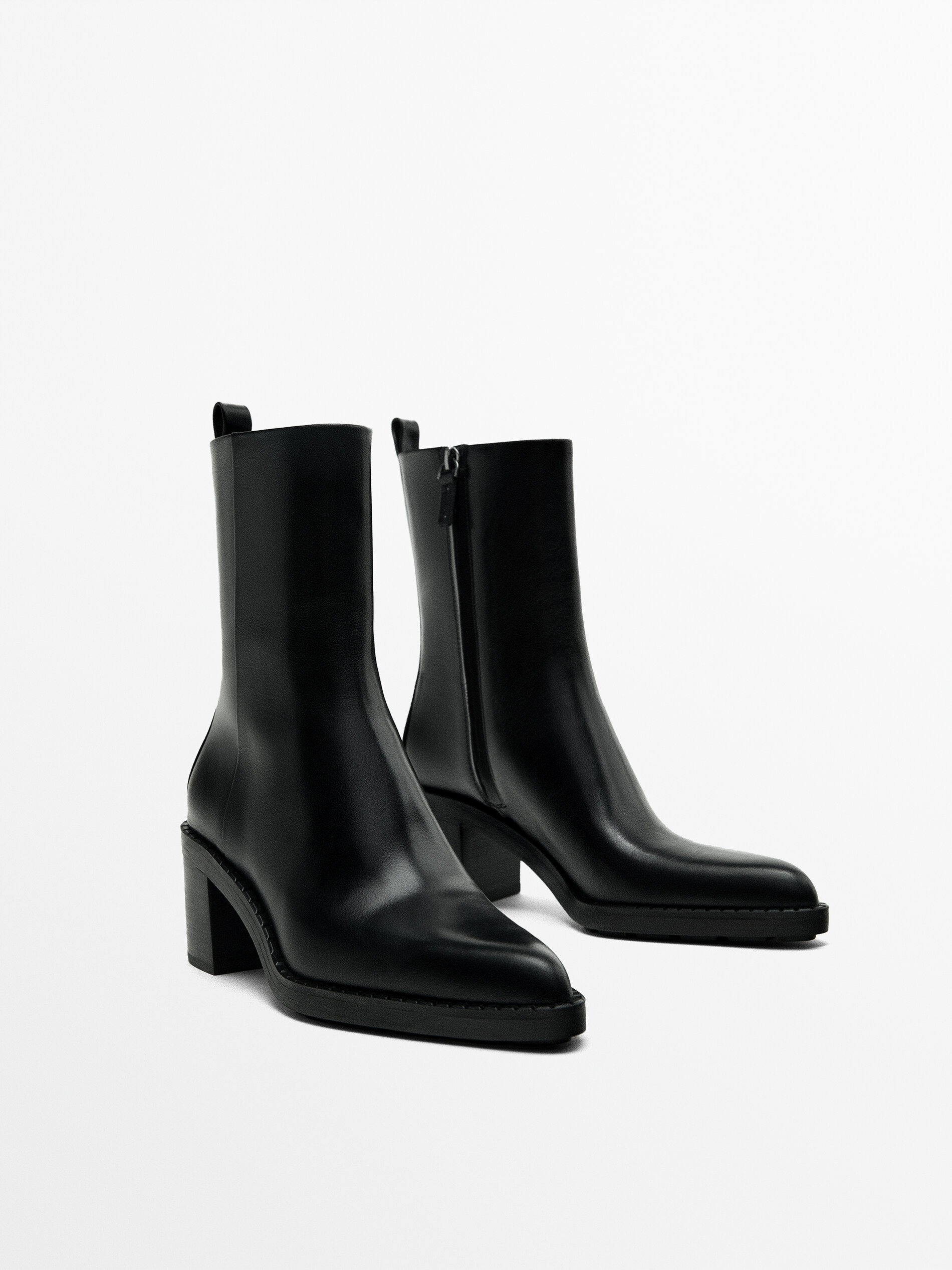 Bottine a gros talon new arrivals