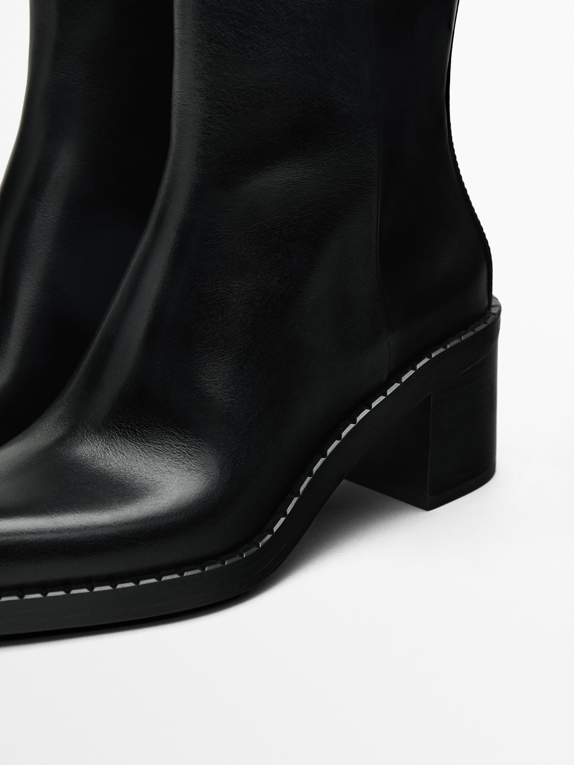Bottines hot sale talon large