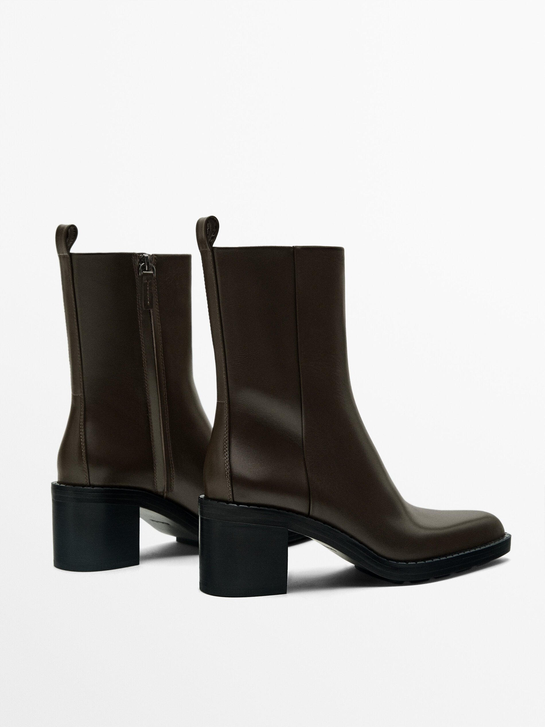 Bottines hot sale talon large