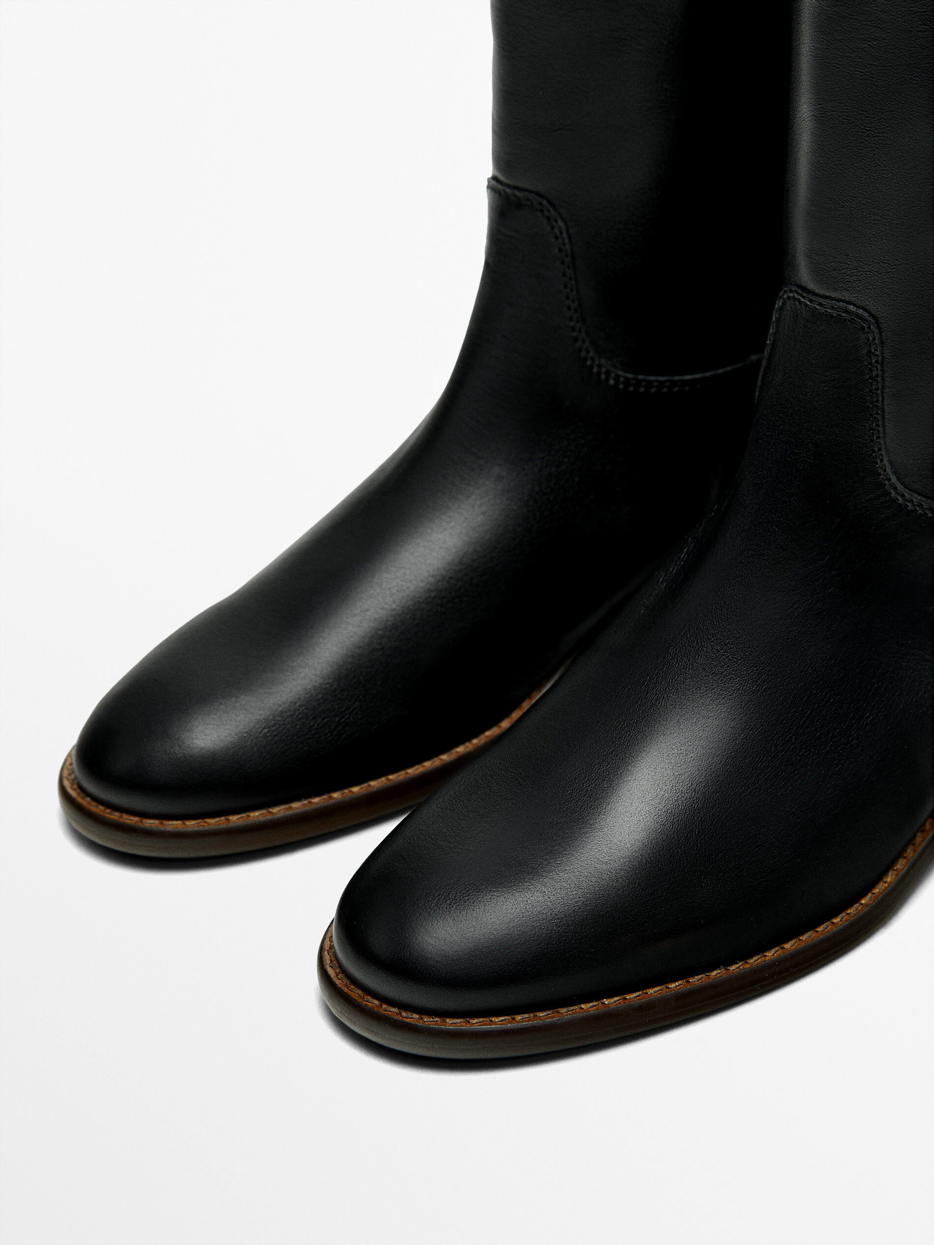 Bottines plates deals noir