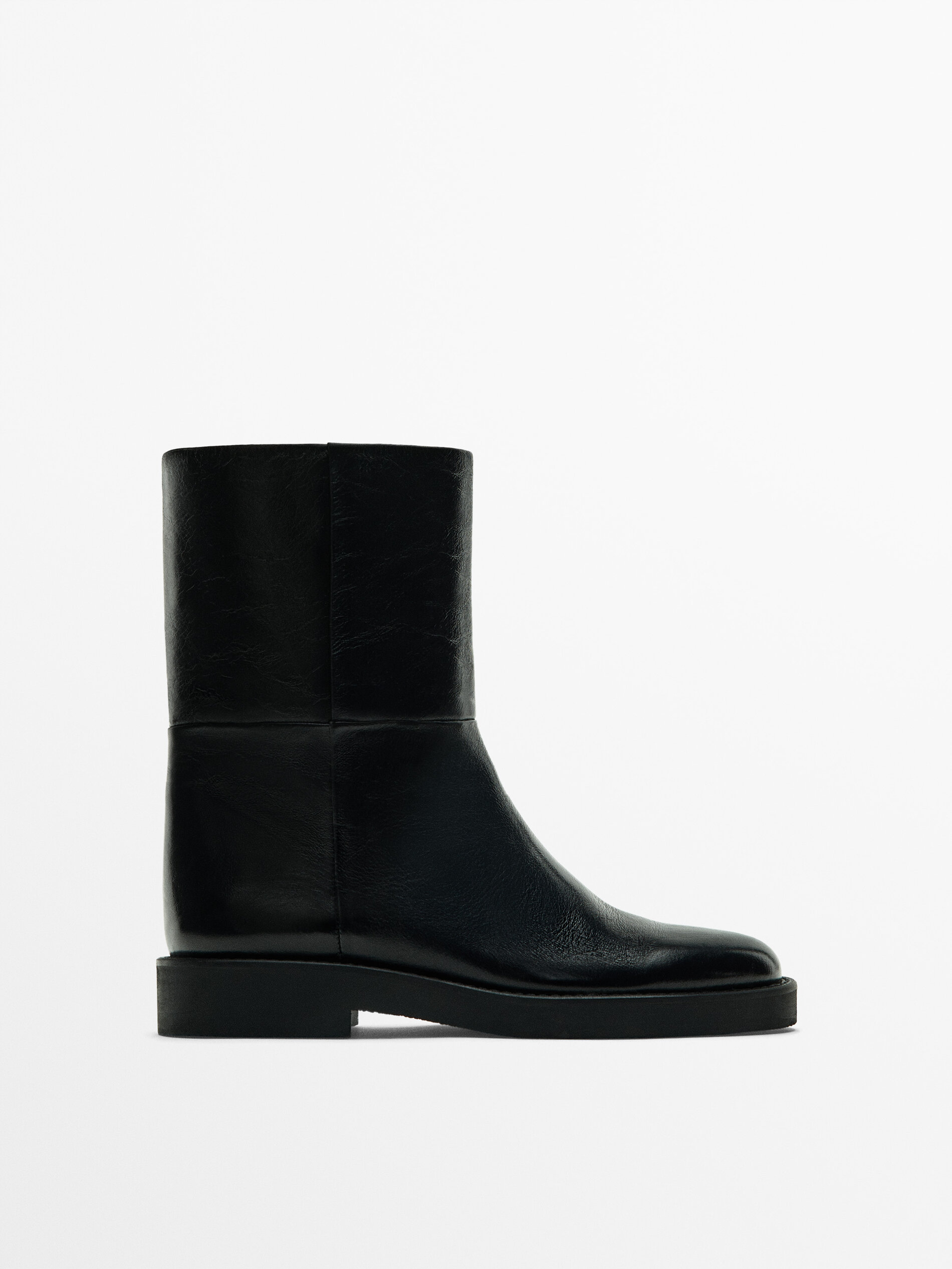 Bottines shop en cuir