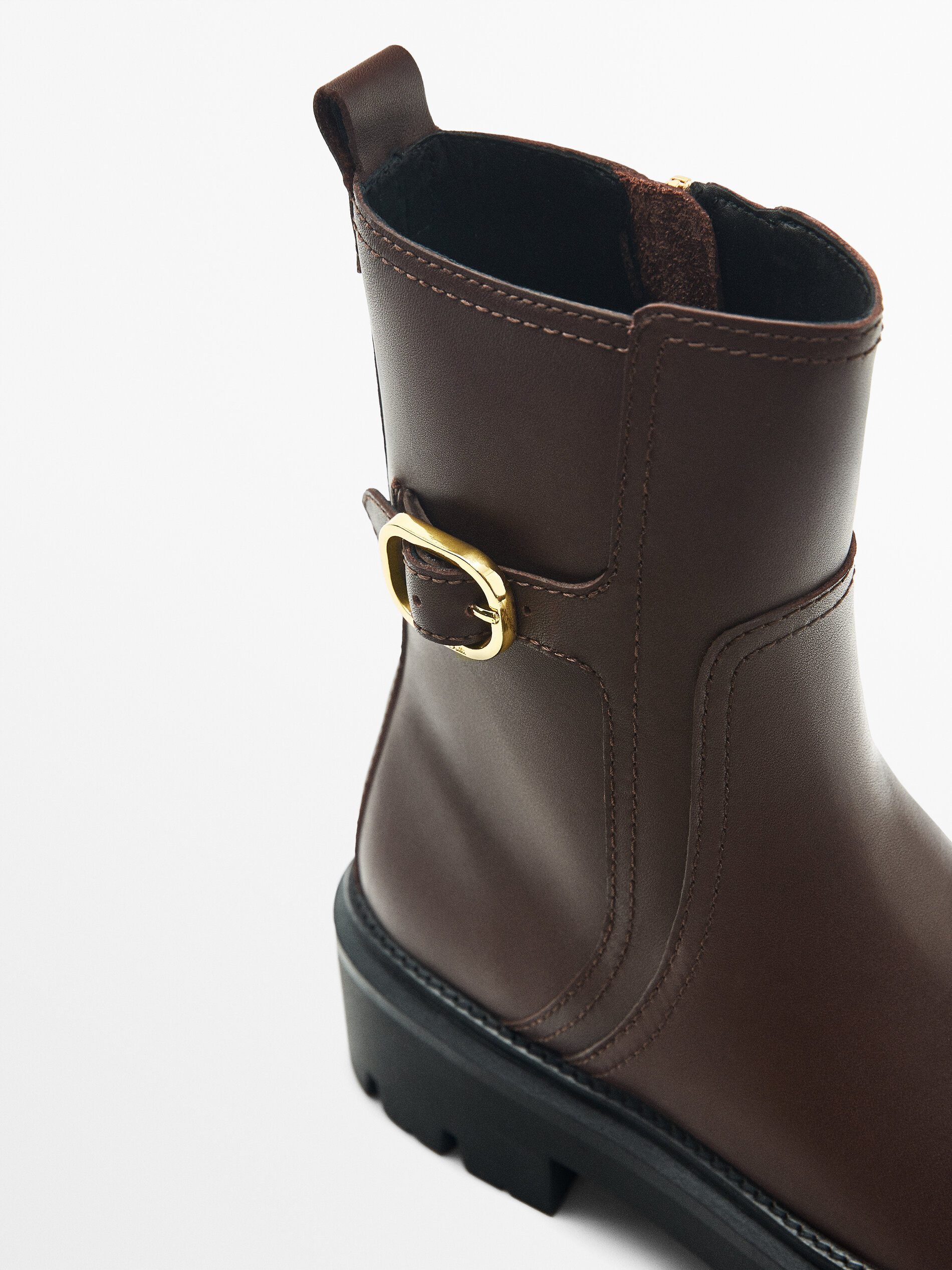 Massimo dutti best sale biker boots