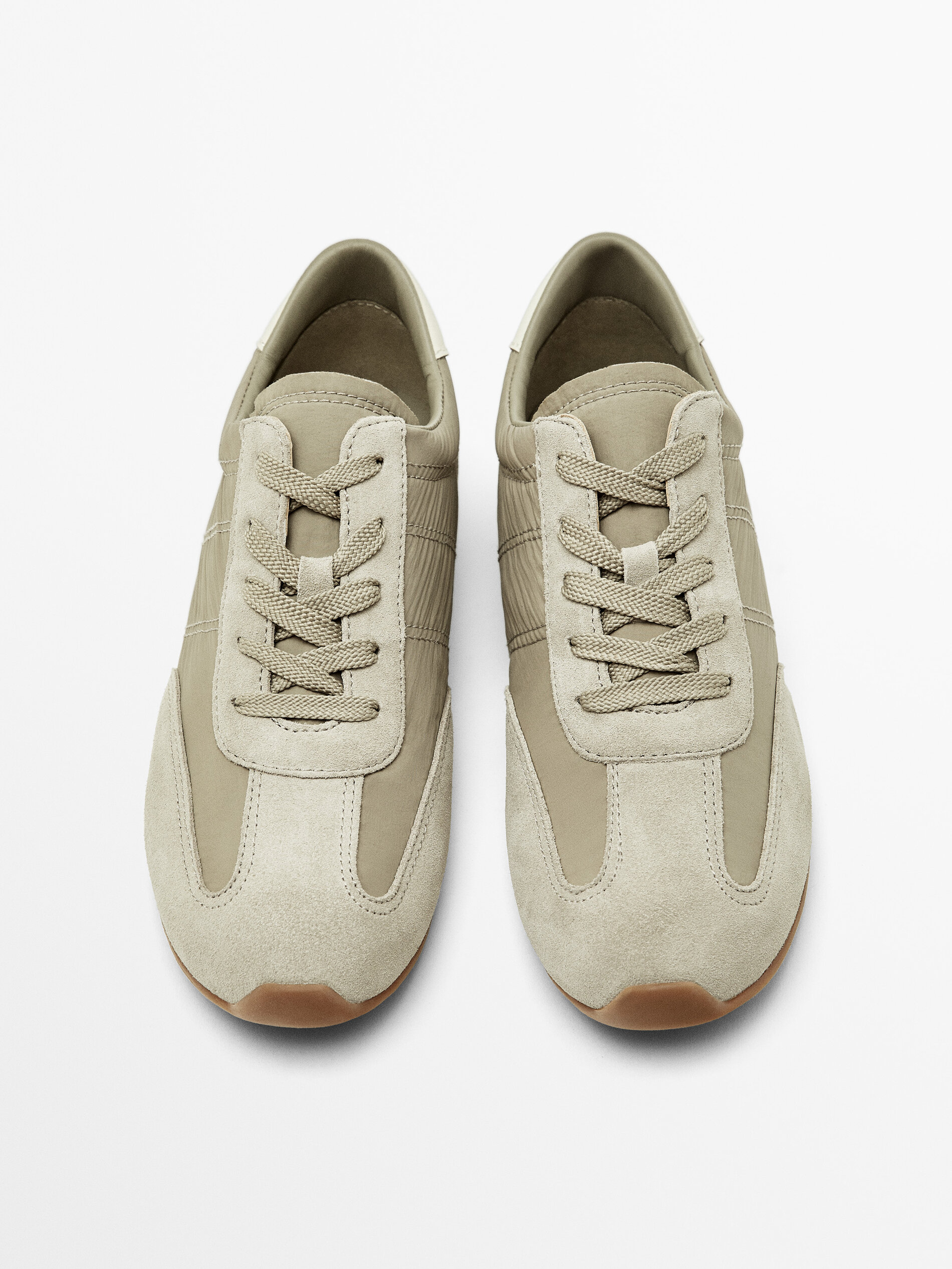 Grey fabric deals trainers