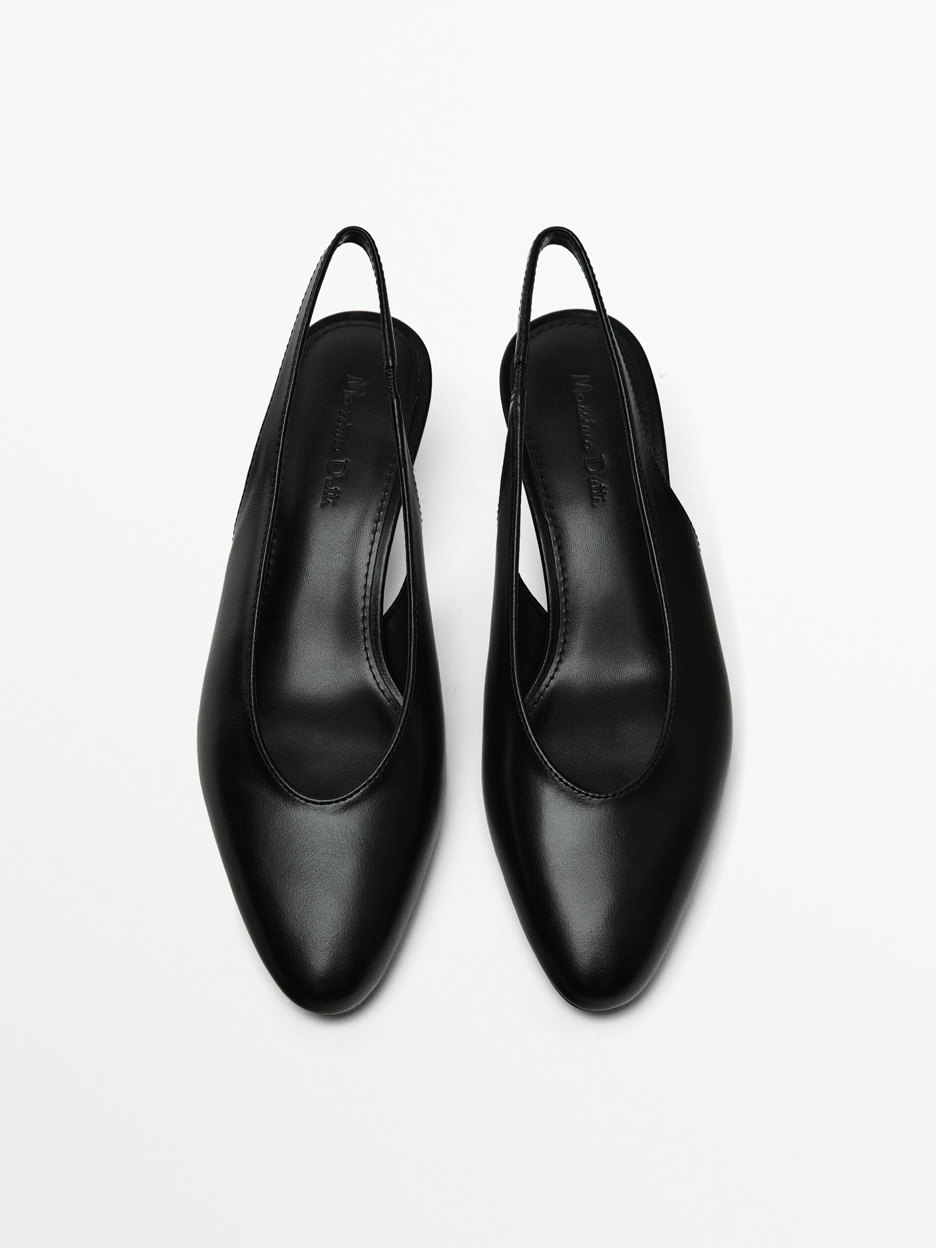 White round toe pumps sale