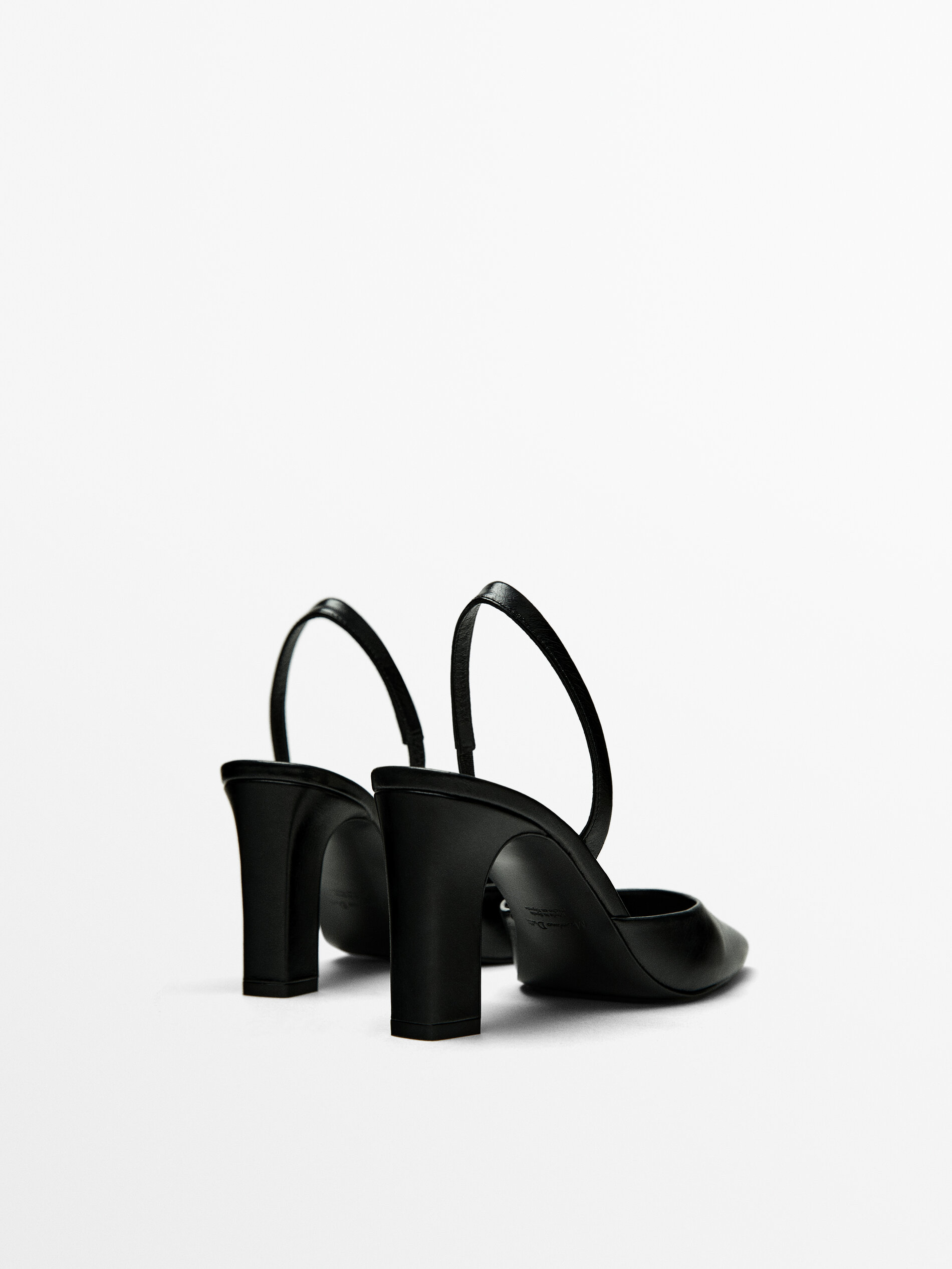 Chunky heel cheap slingback shoes