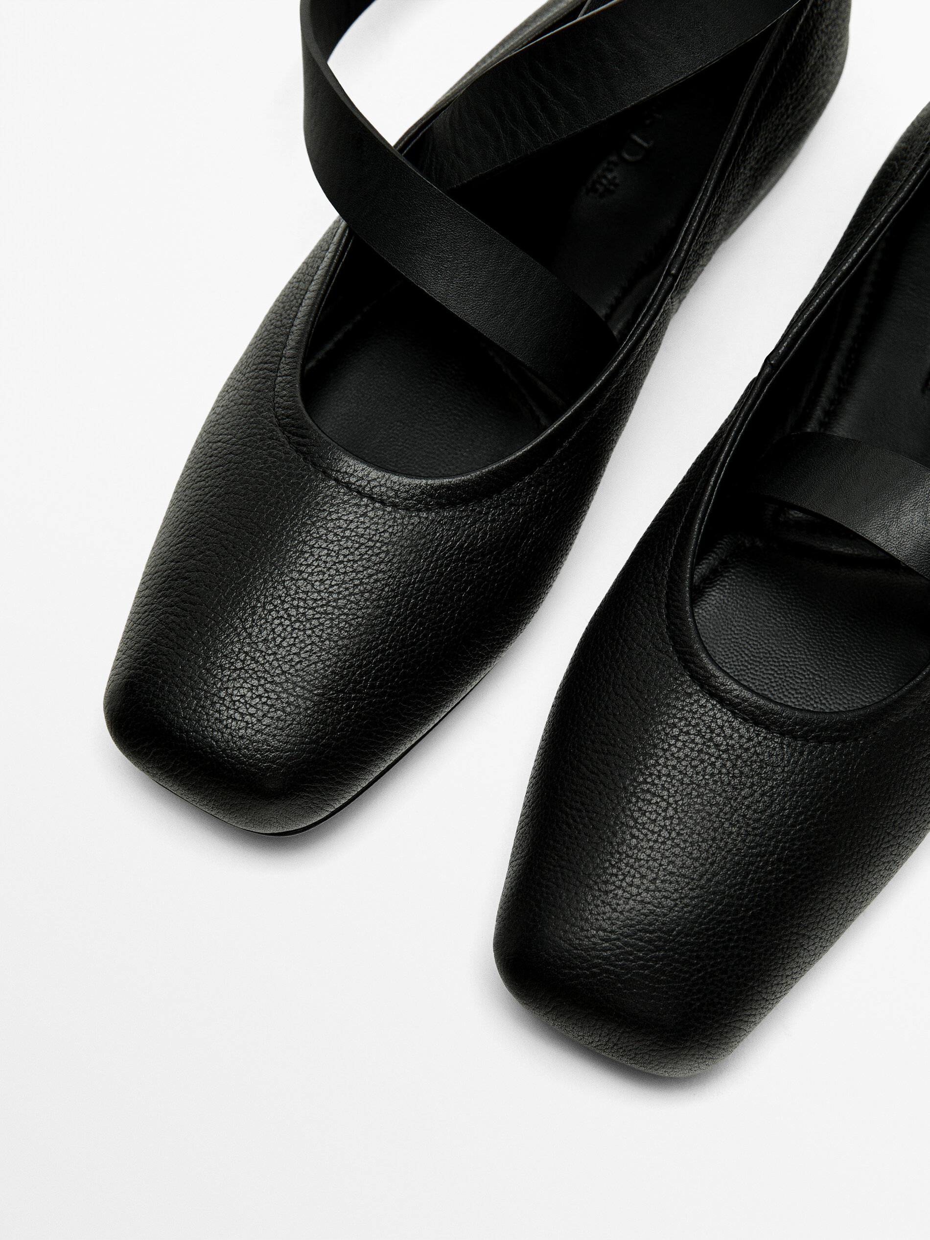 Square shop ballet flats