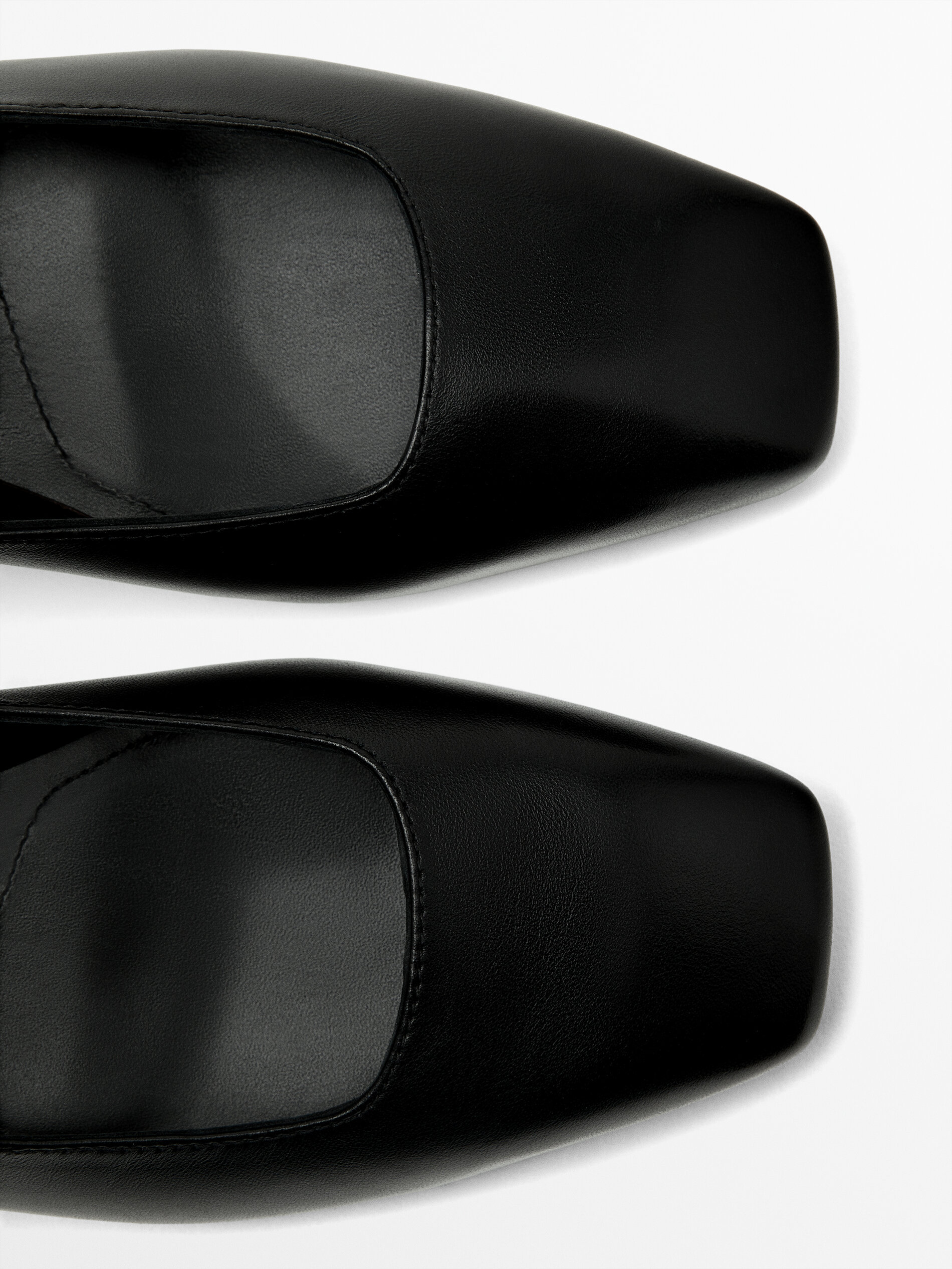 Matte on sale black flats