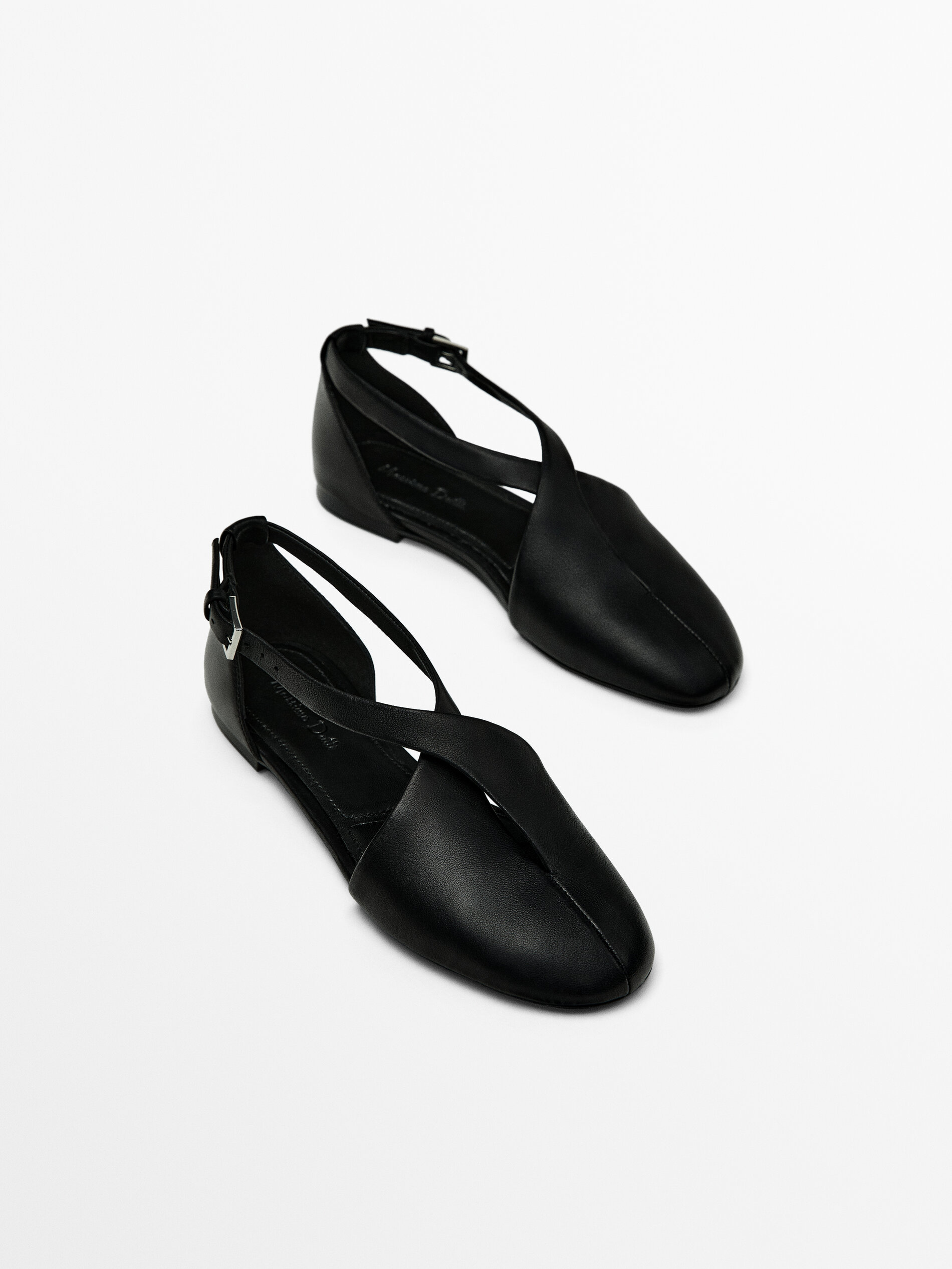 Chaussures noires plates new arrivals