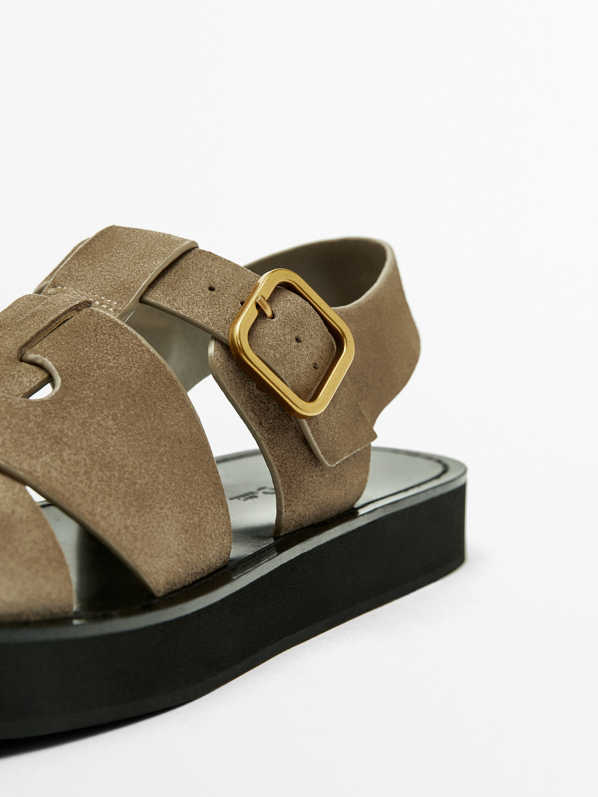 Caged slip on hot sale sandals