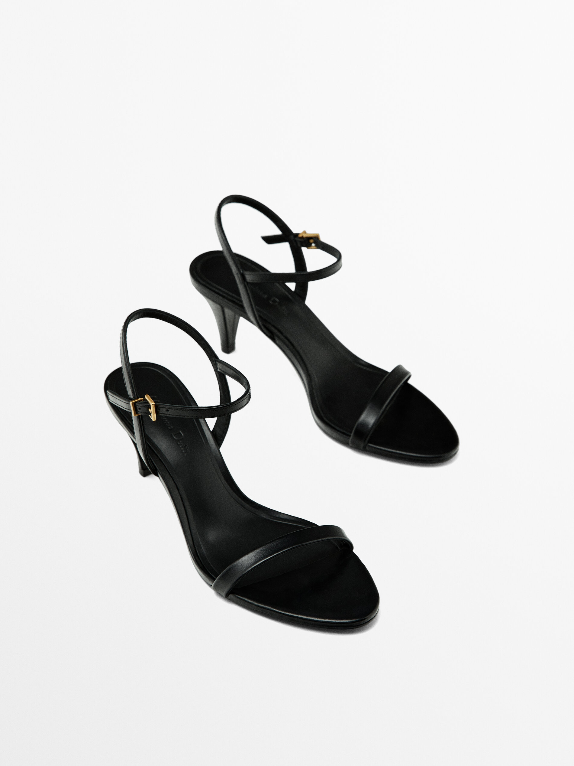 Black sandal heels hotsell