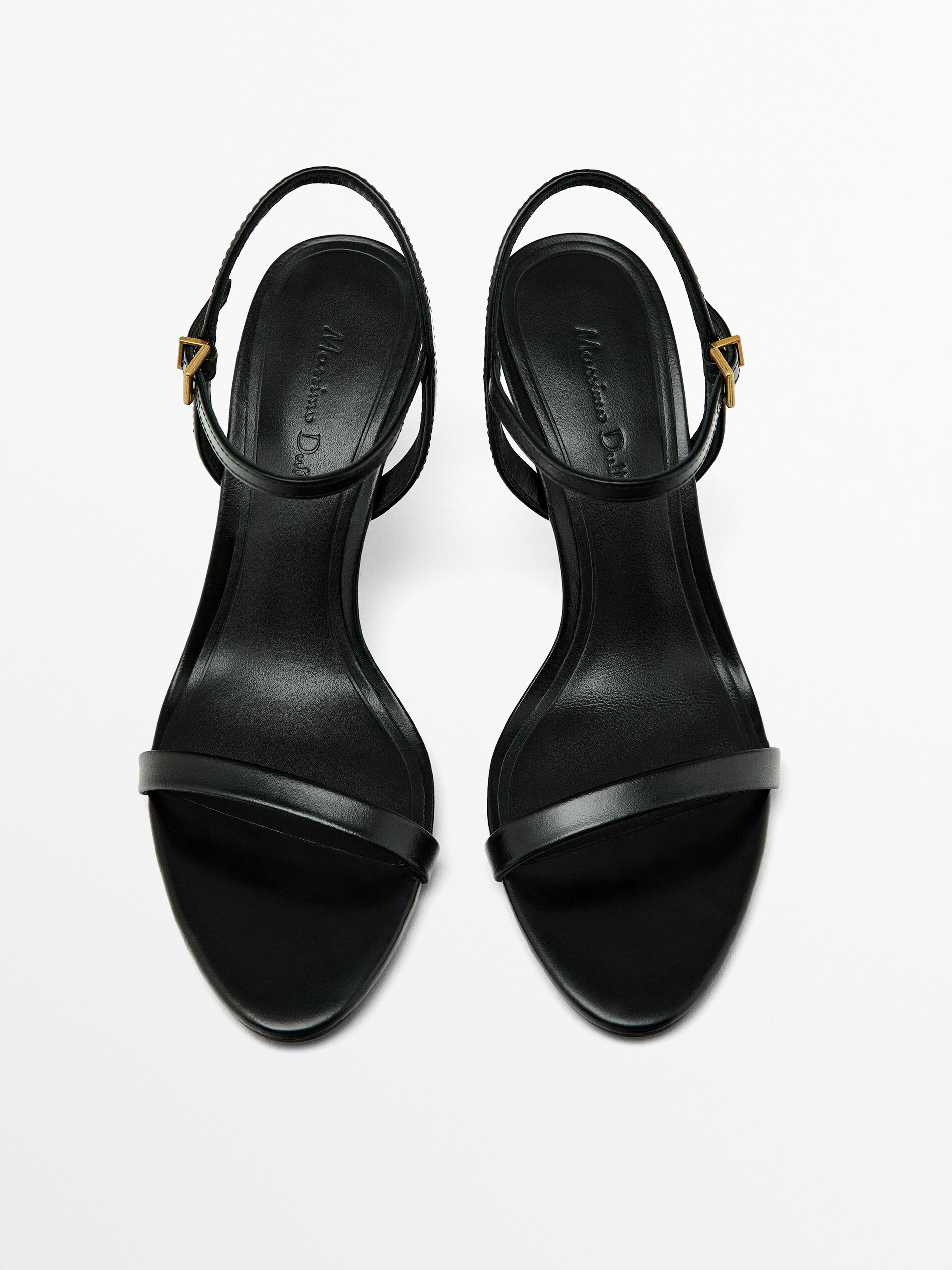 Next black heeled sandals clearance