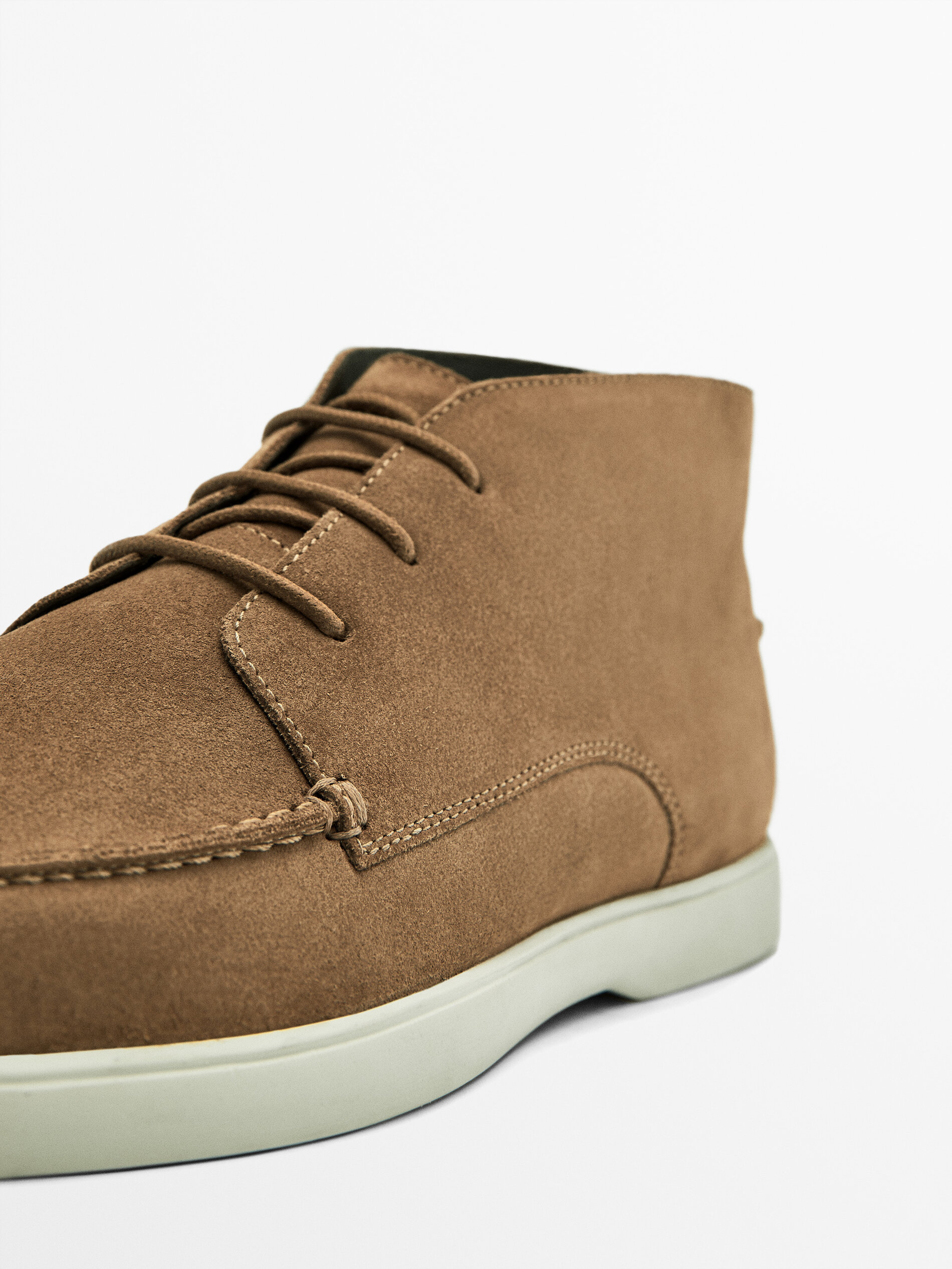 Bottines croute de hotsell cuir