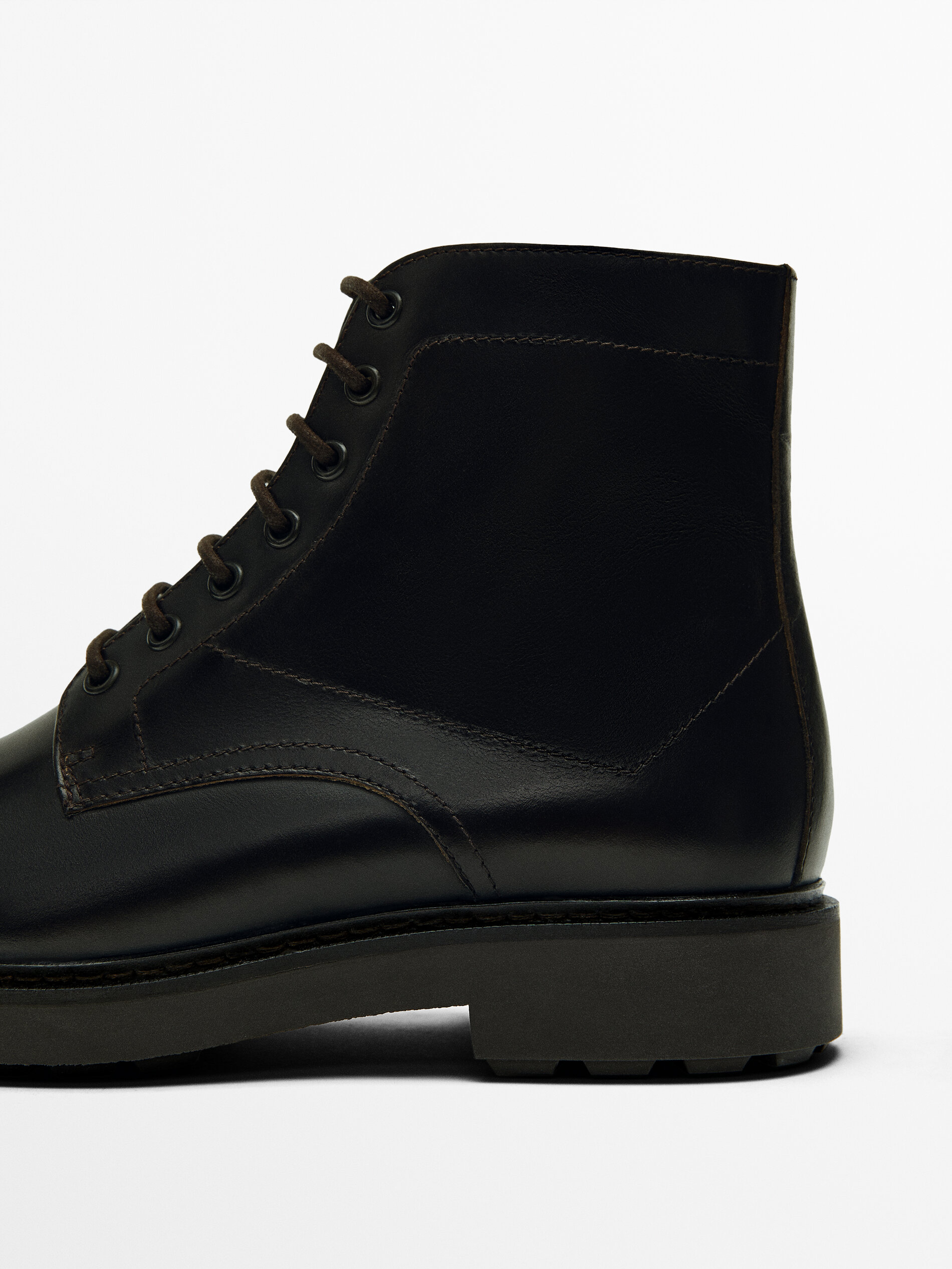 Bottes marron cuir online