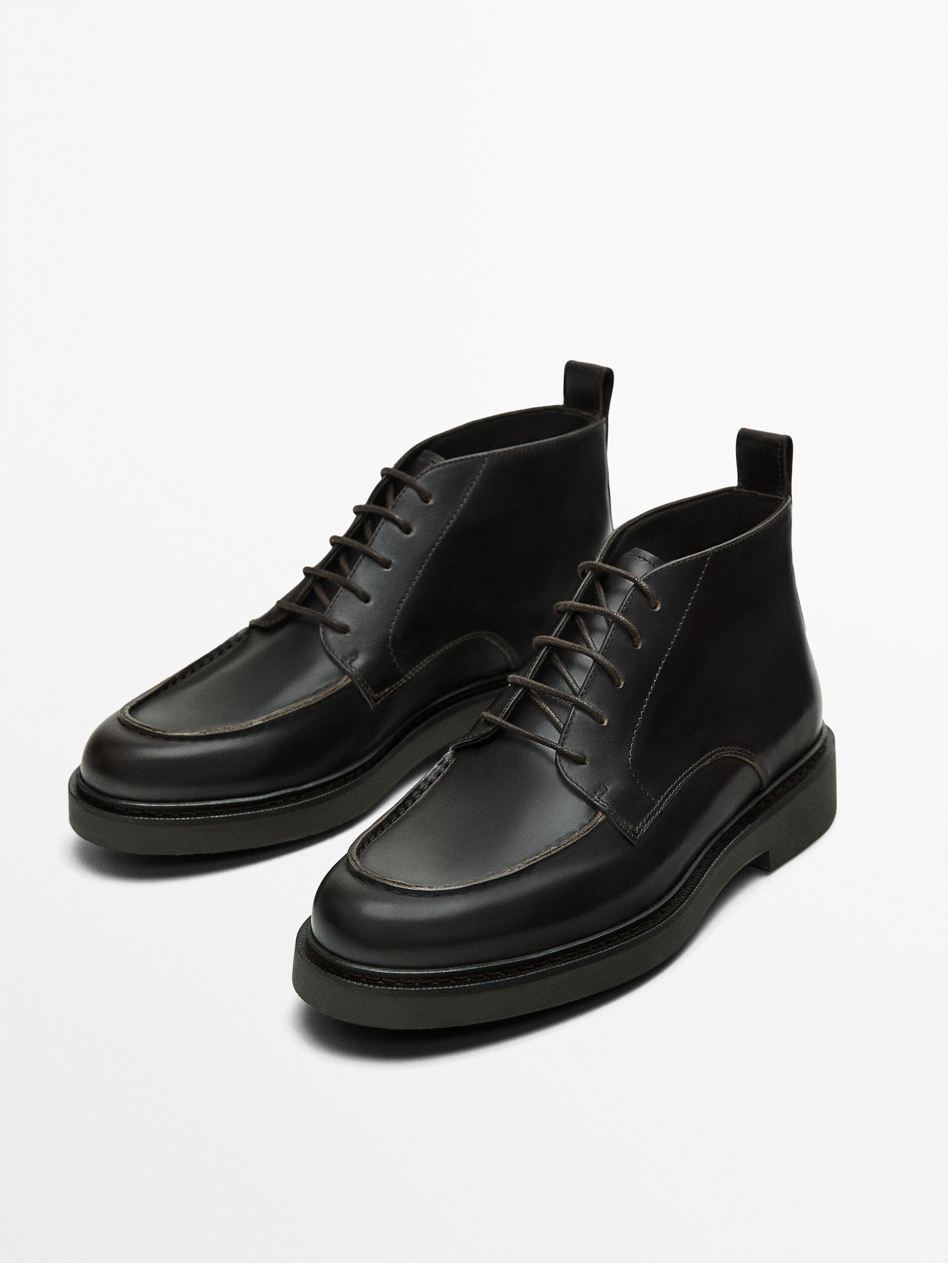 Moc toe black boots sales