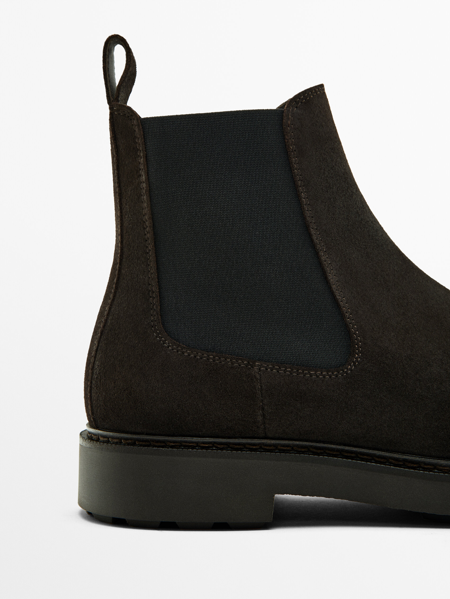 Boots croute de store cuir