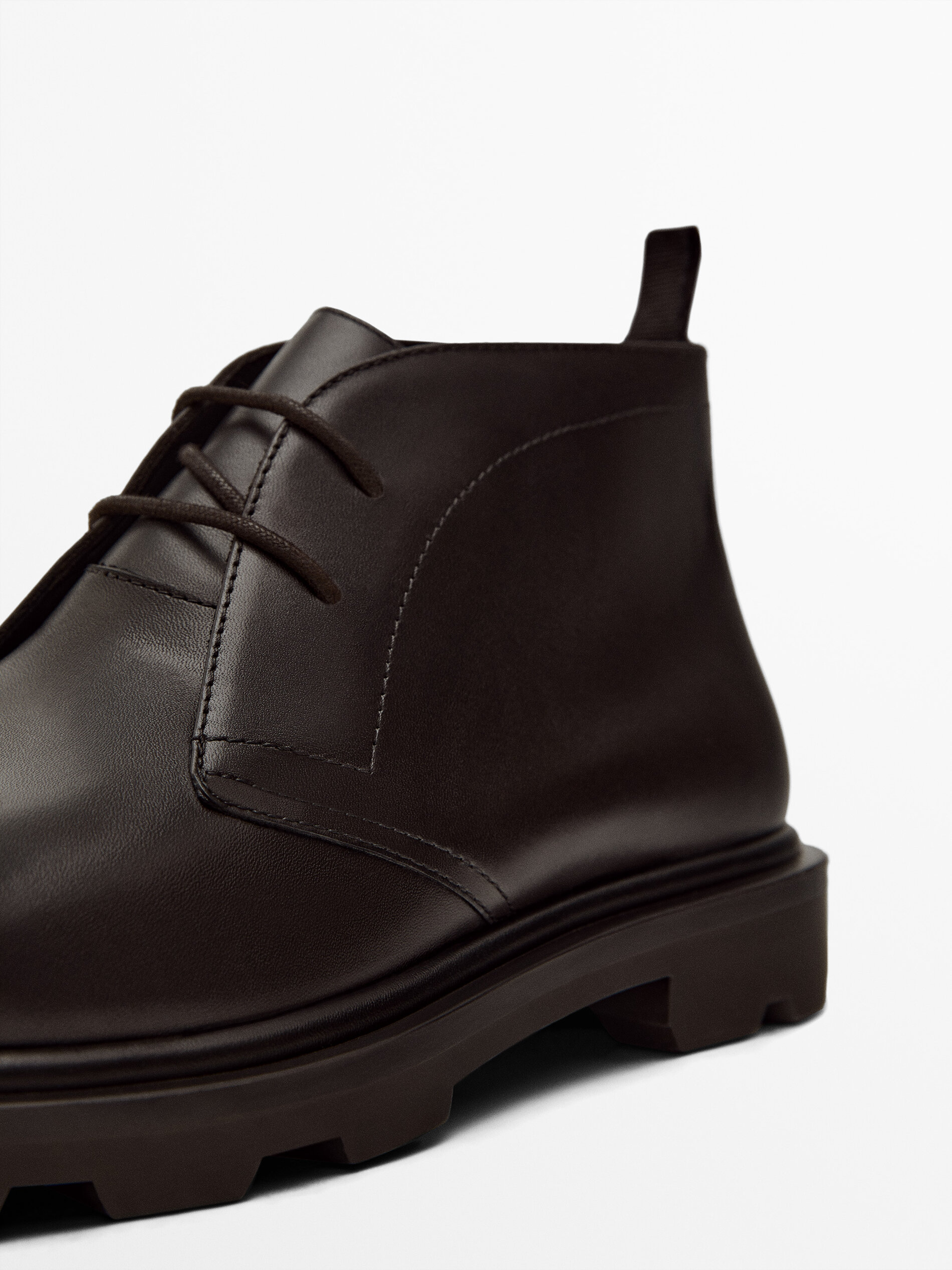 Massimo dutti white new arrivals nappa ankle boots