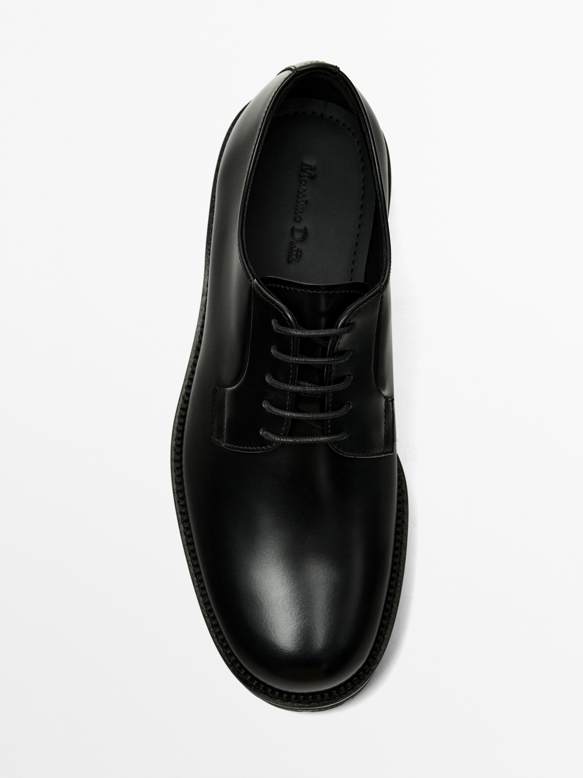 Black leather soled shoes hot sale