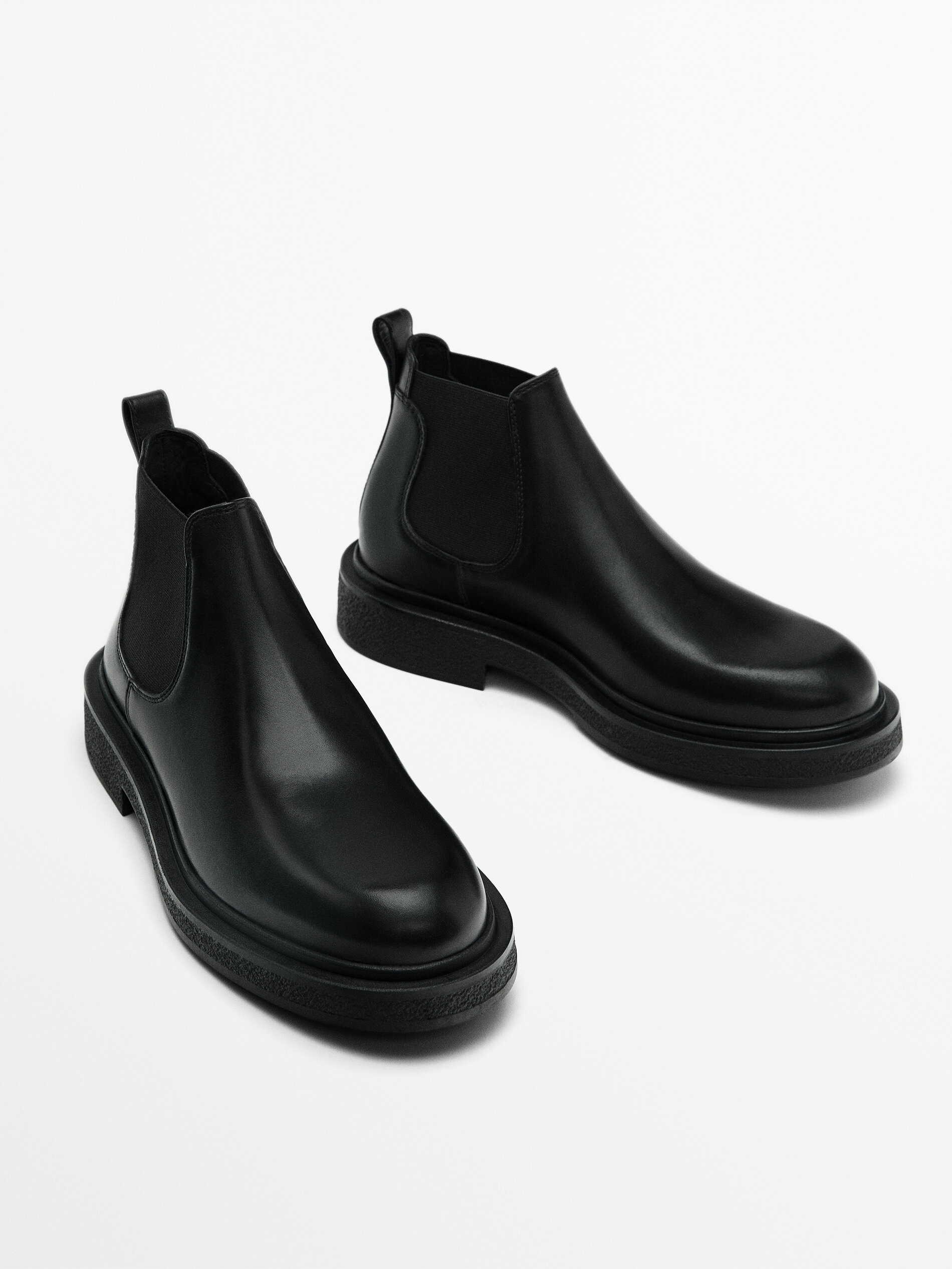 Botin negro massimo dutti outlet