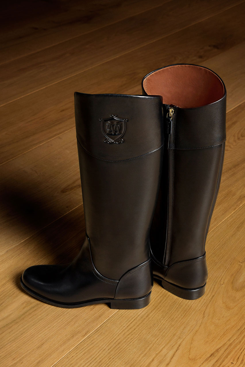 MASSIMO DUTTI - leather riding boots | Boots, Designer boots, Leather ...