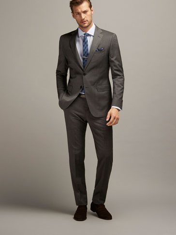 Elegant Men's Suits | Massimo Dutti