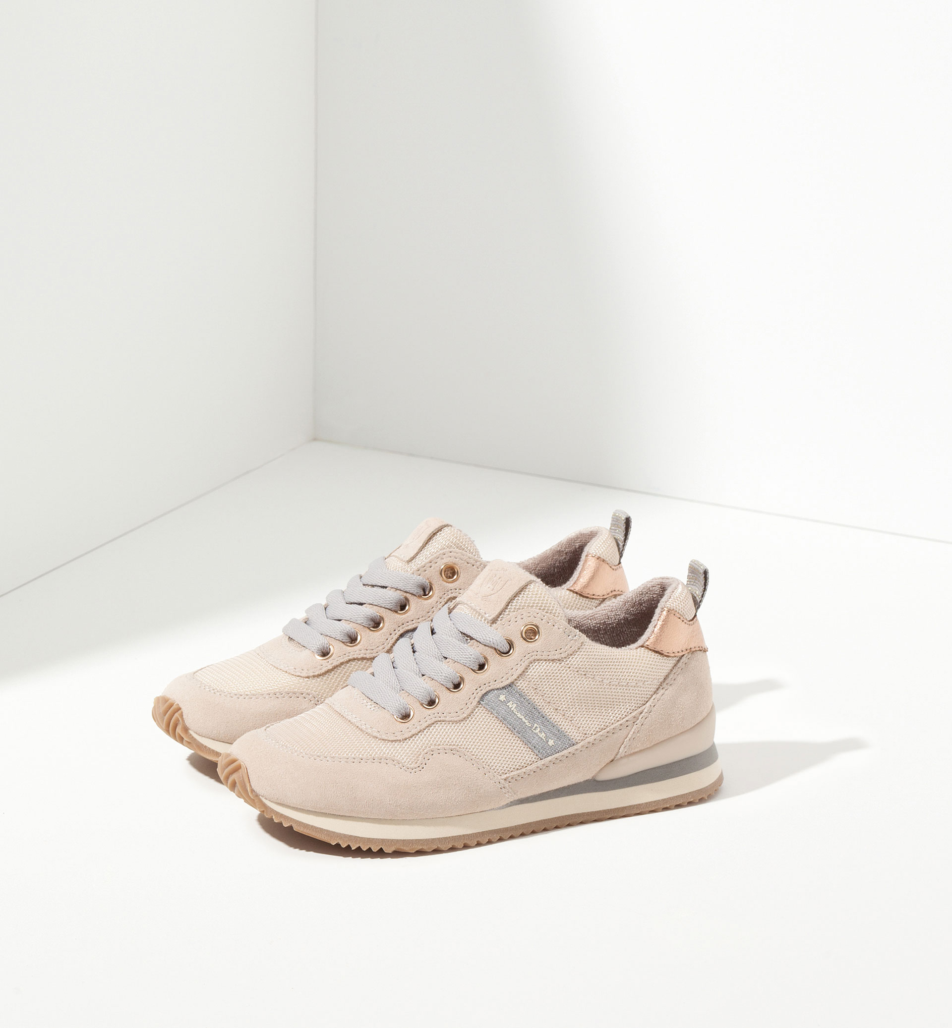 КРОССОВКИ ИЗ ЗАМШИ ПАСТЕЛЬНОГО ЦВЕТА