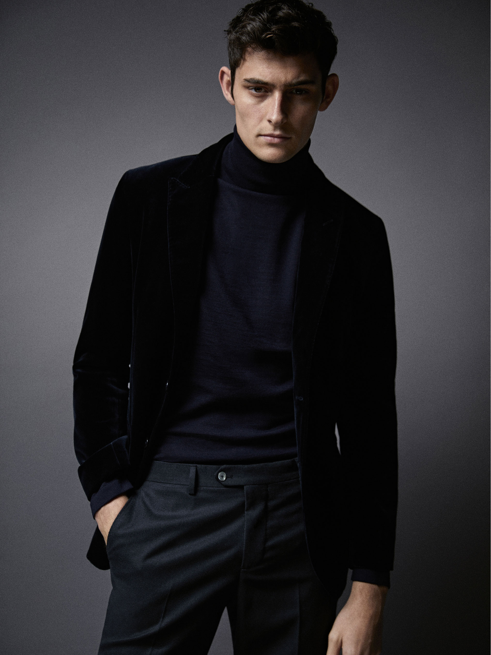 Massimo dutti velvet jacket outlet