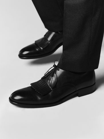 massimo dutti derby shoes